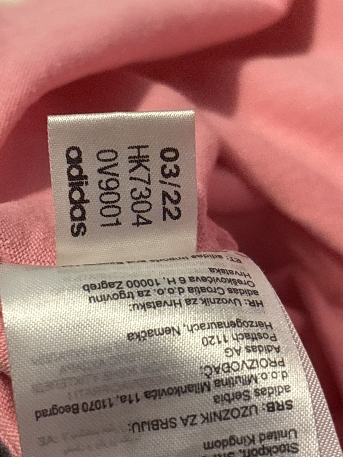 Adidas Pink adidas collared shirt Size US M / EU 48-50 / 2 - 4 Thumbnail