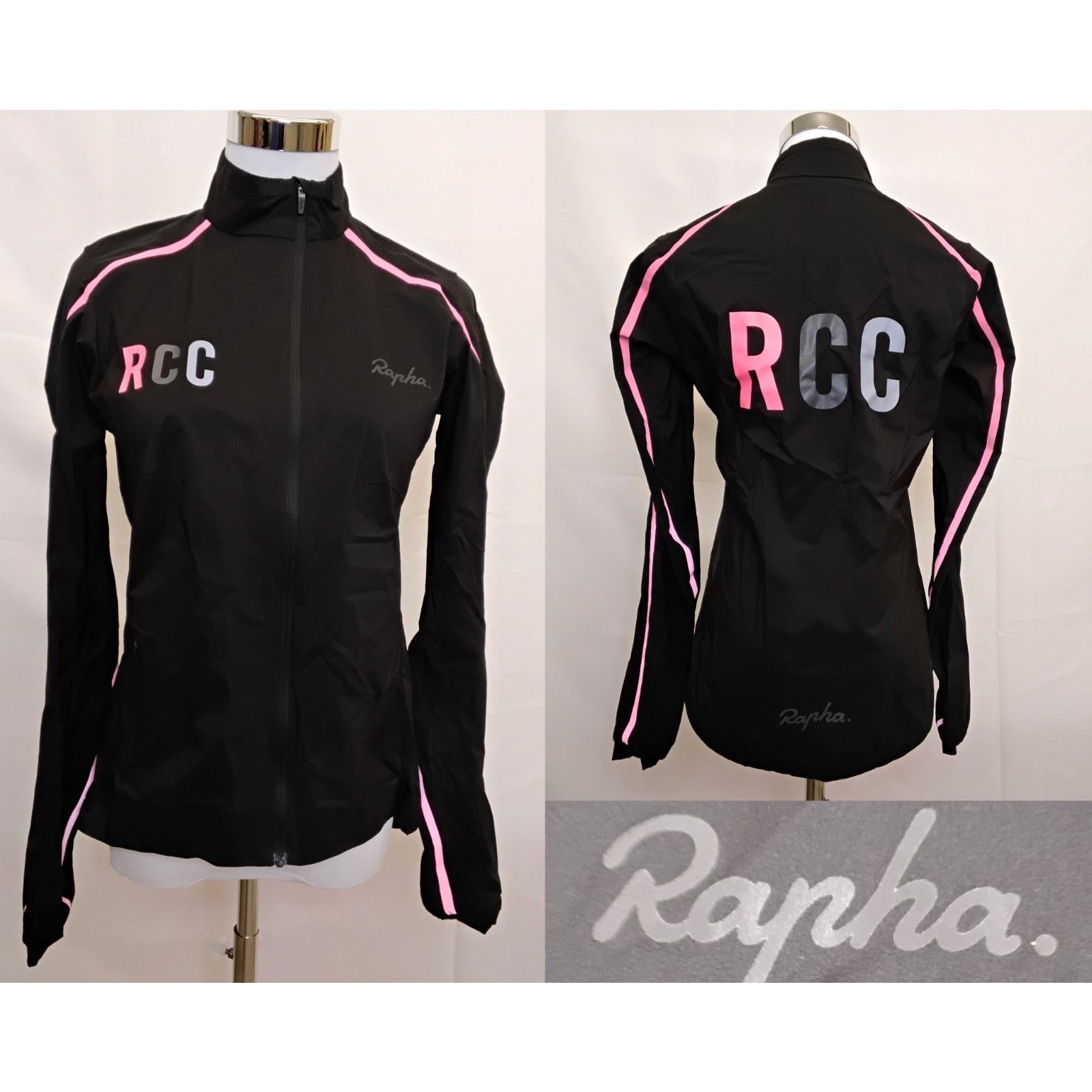 Rapha Rapha Cycling Jacket Women's S Black/Pink Lightweight Size S / US 4 / IT 40 - 1 Thumbnail