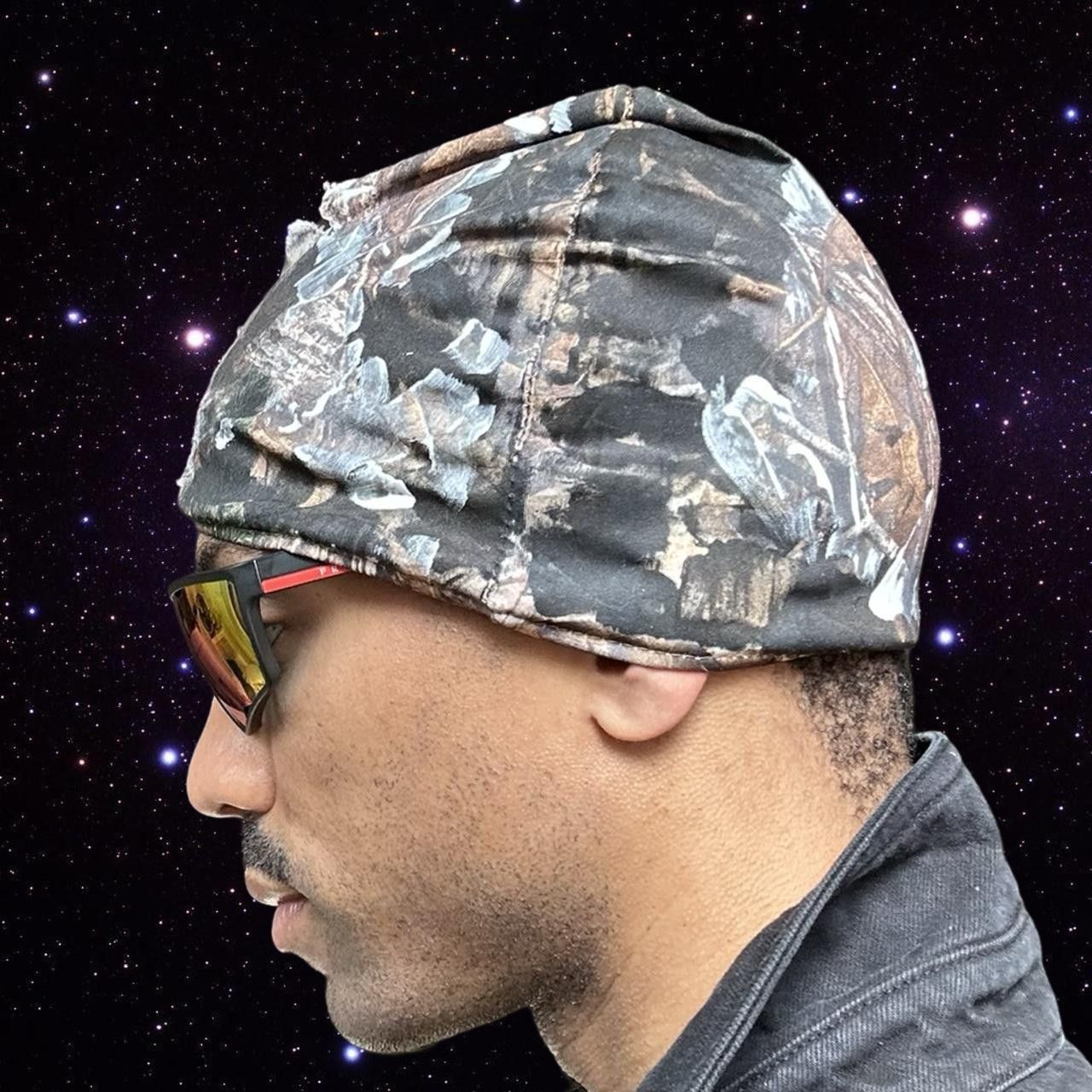 Other ASTROBOI* x Mossy Oak 'Night Woods' Camouflage Poly Beanie Size ONE SIZE - 5 Thumbnail