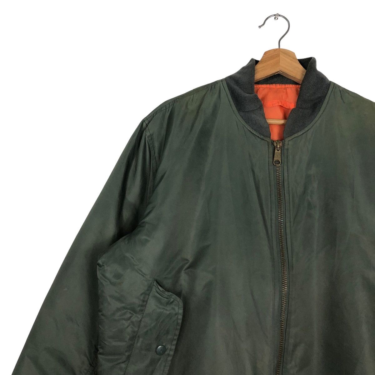 Japanese Brand 🔥Vtg Reversible Bomber Jacket Military Design Issey Miyake Size US M / EU 48-50 / 2 - 7 Thumbnail