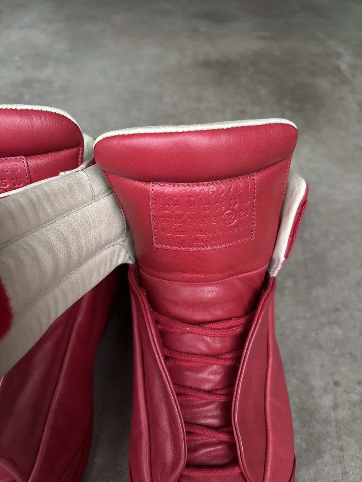 Maison Margiela Maison Margiela Triple Red Futures 🩸🩸🩸 | Grailed