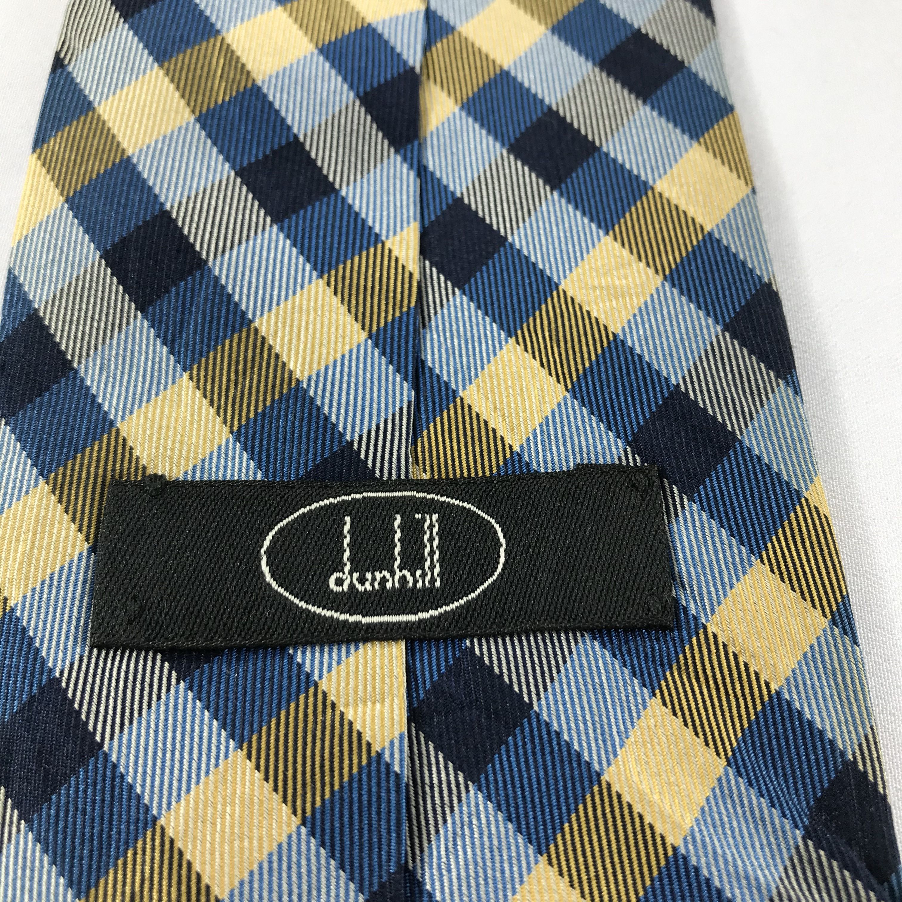 Alfred Dunhill × Vintage Vintage Dunhill Silk Neck Ties T7 Size ONE SIZE - 3 Thumbnail