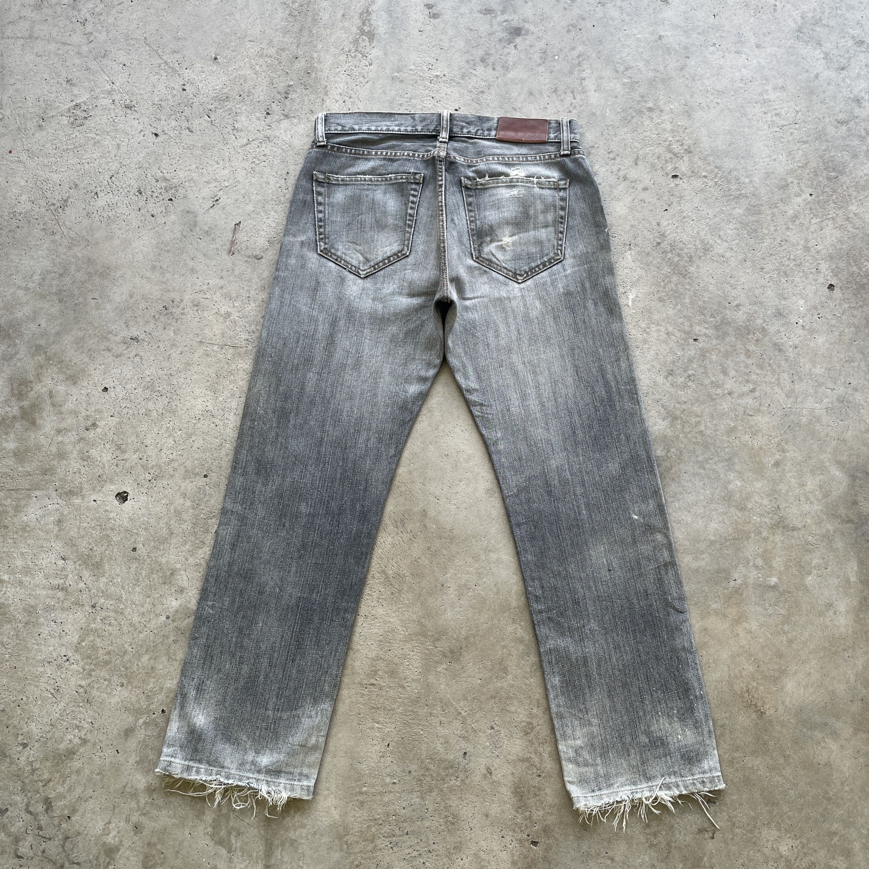Japanese Brand × Jean × Vintage VINTAGE JAPANESE DISTRESSED BLACK FADED JEANS PANTS W31 Size US 31 - 10 Thumbnail