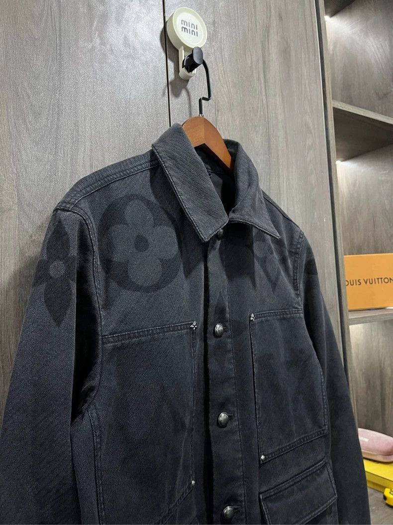 Louis Vuitton Louis Vuitton Louis Vuitton Dark Pattern Denim Jacket-2506 Size US L / EU 52-54 / 3 - 6 Thumbnail