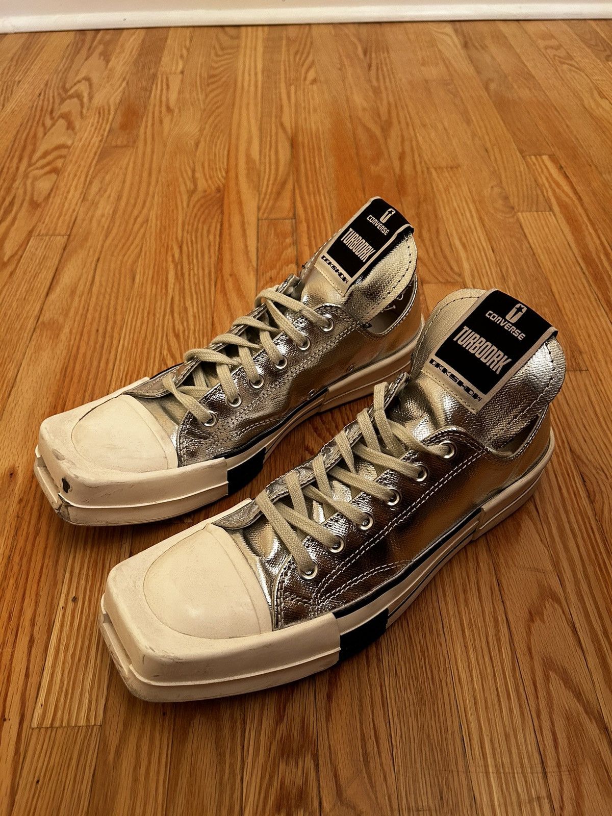 Converse × Rick Owens Drkshdw Rick Owens DrkShdw x Converse Lowtop Sneakers Size US 8.5 / EU 41-42 - 1 Thumbnail