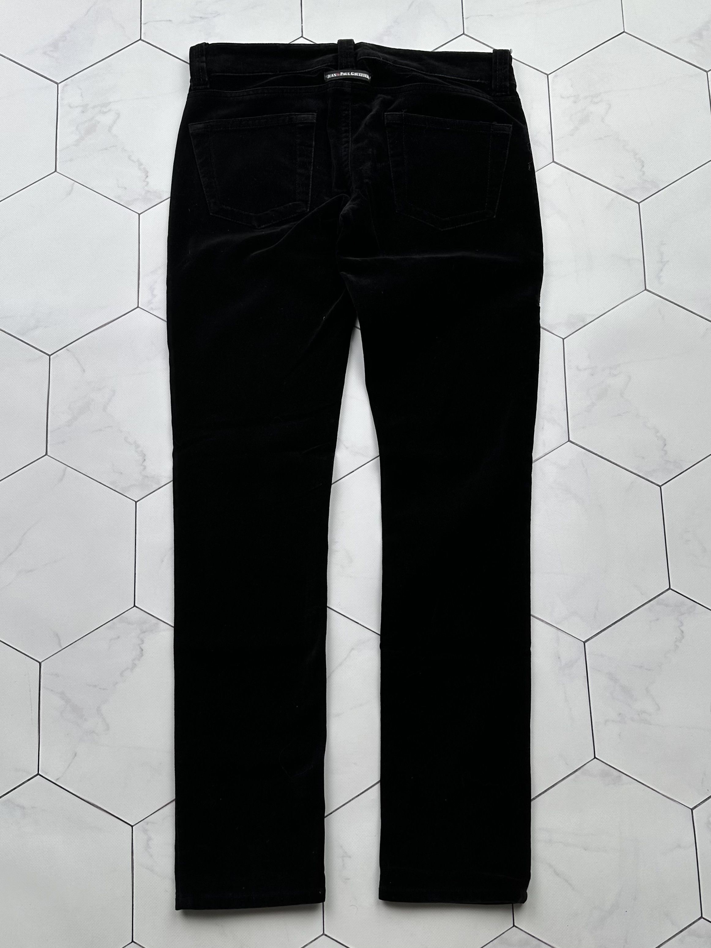 Jean Paul Gaultier Jean Paul Gaultier Vintage Velour Pants (B40) Size 28" / US 6 / IT 42 - 8 Thumbnail