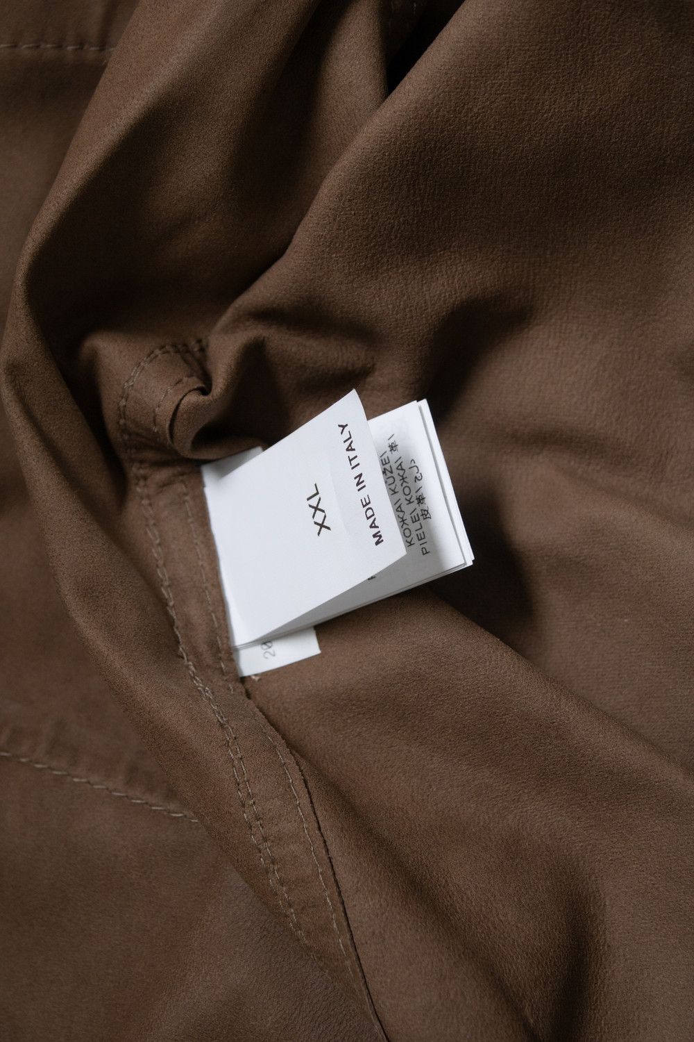 Brunello Cucinelli Brunello Cucinelli, brown suede shirt Size US XXL / EU 58 / 5 - 6 Thumbnail