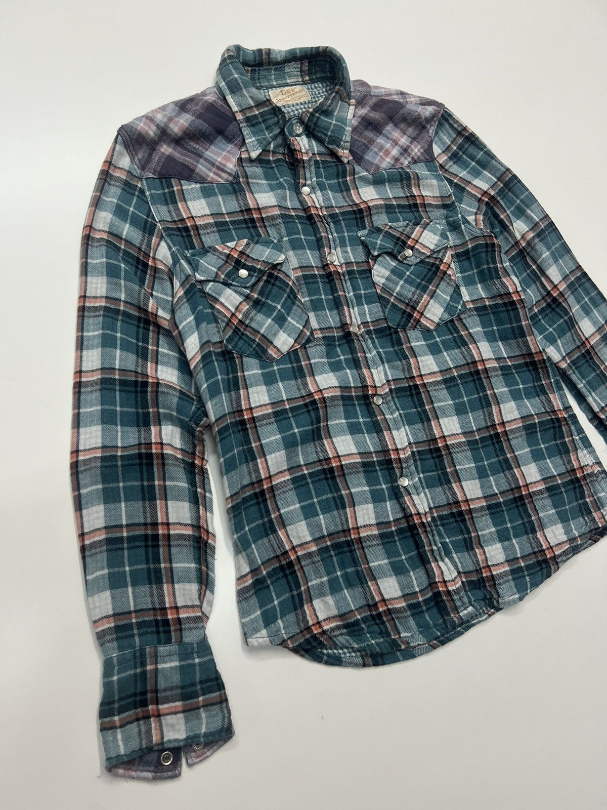 Lee VINTAGE LEE SPORTWEAR UNION MADE PEARL SNAP BUTTON FLANNEL Size US S / EU 44-46 / 1 - 2 Thumbnail