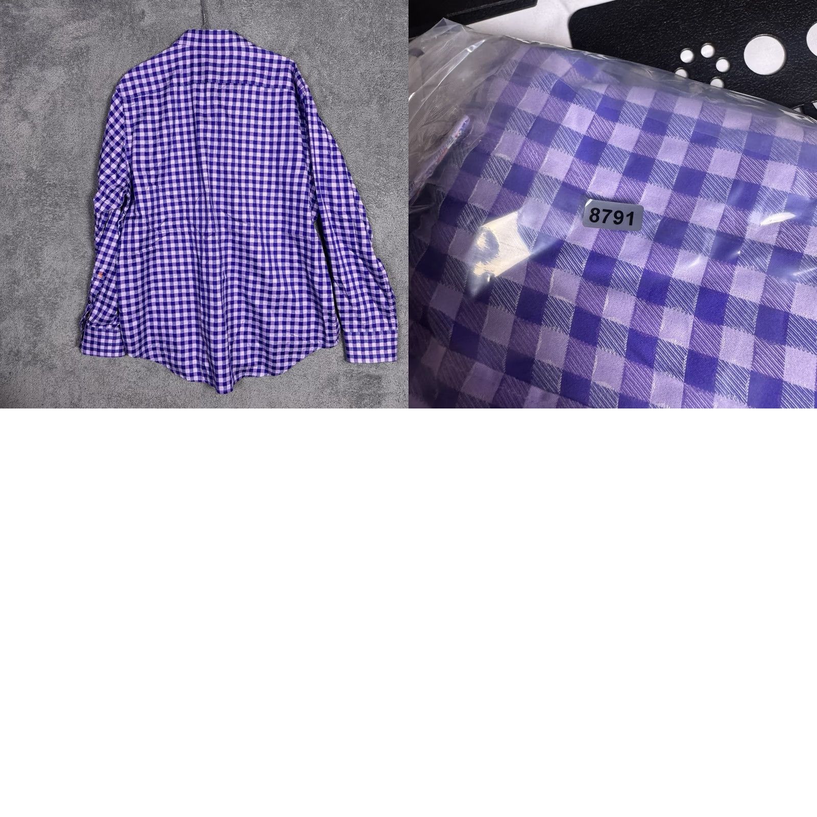 Robert Graham Robert Graham Shirt Mens XL Flip Cuff Classic Preppy Gingham Check Floral Art Size US XL / EU 56 / 4 - 9 Thumbnail