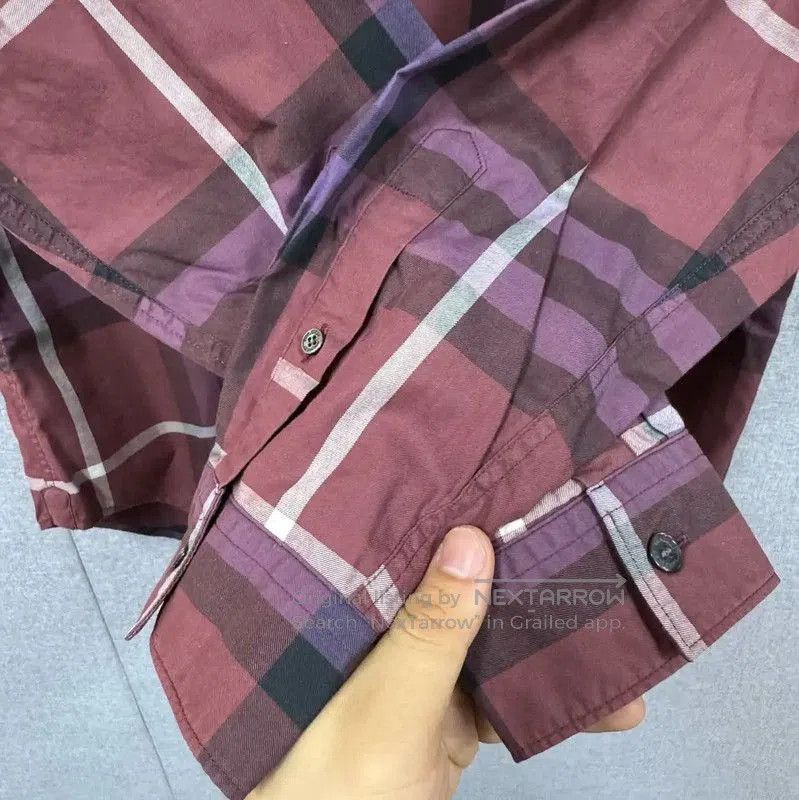 Burberry Burberry Men's Pink Cotton Long Sleeve Shirt. Size US M / EU 48-50 / 2 - 6 Thumbnail