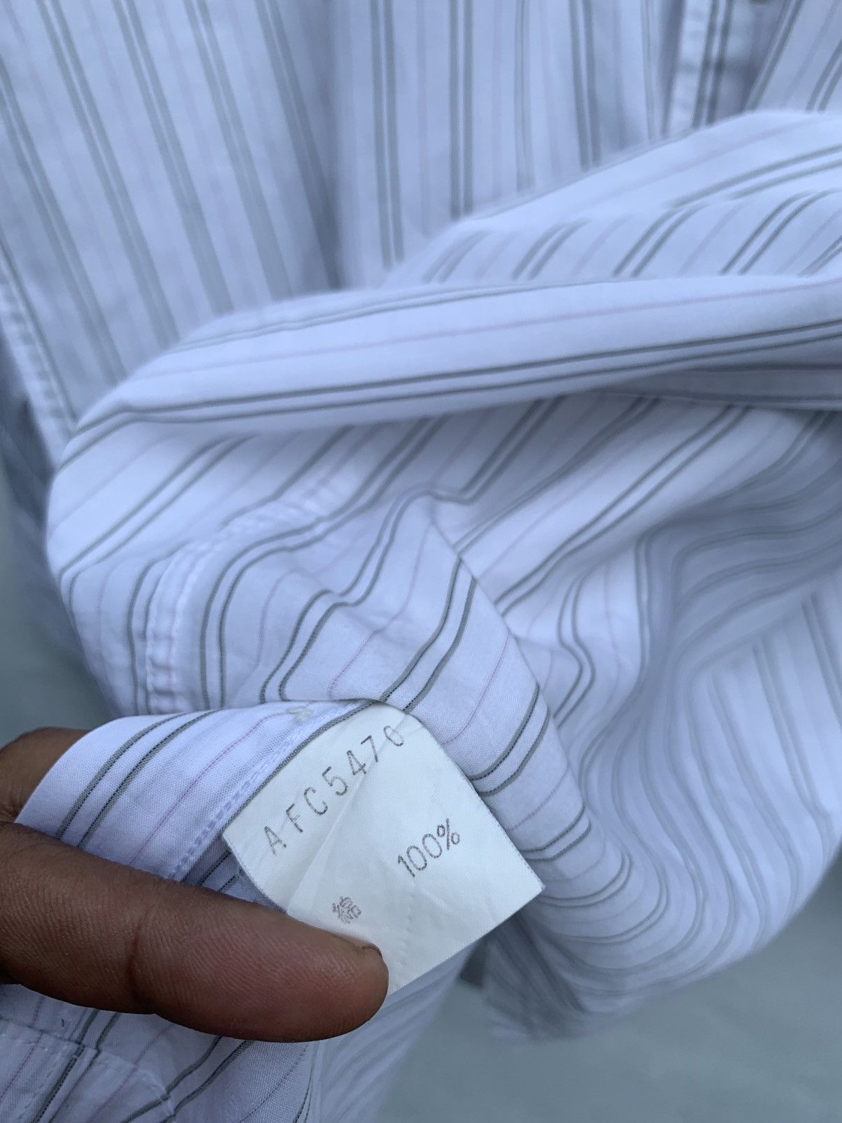 Christian Dior Monsieur Vintage christian dior striped button ups shirt Size US L / EU 52-54 / 3 - 7 Thumbnail