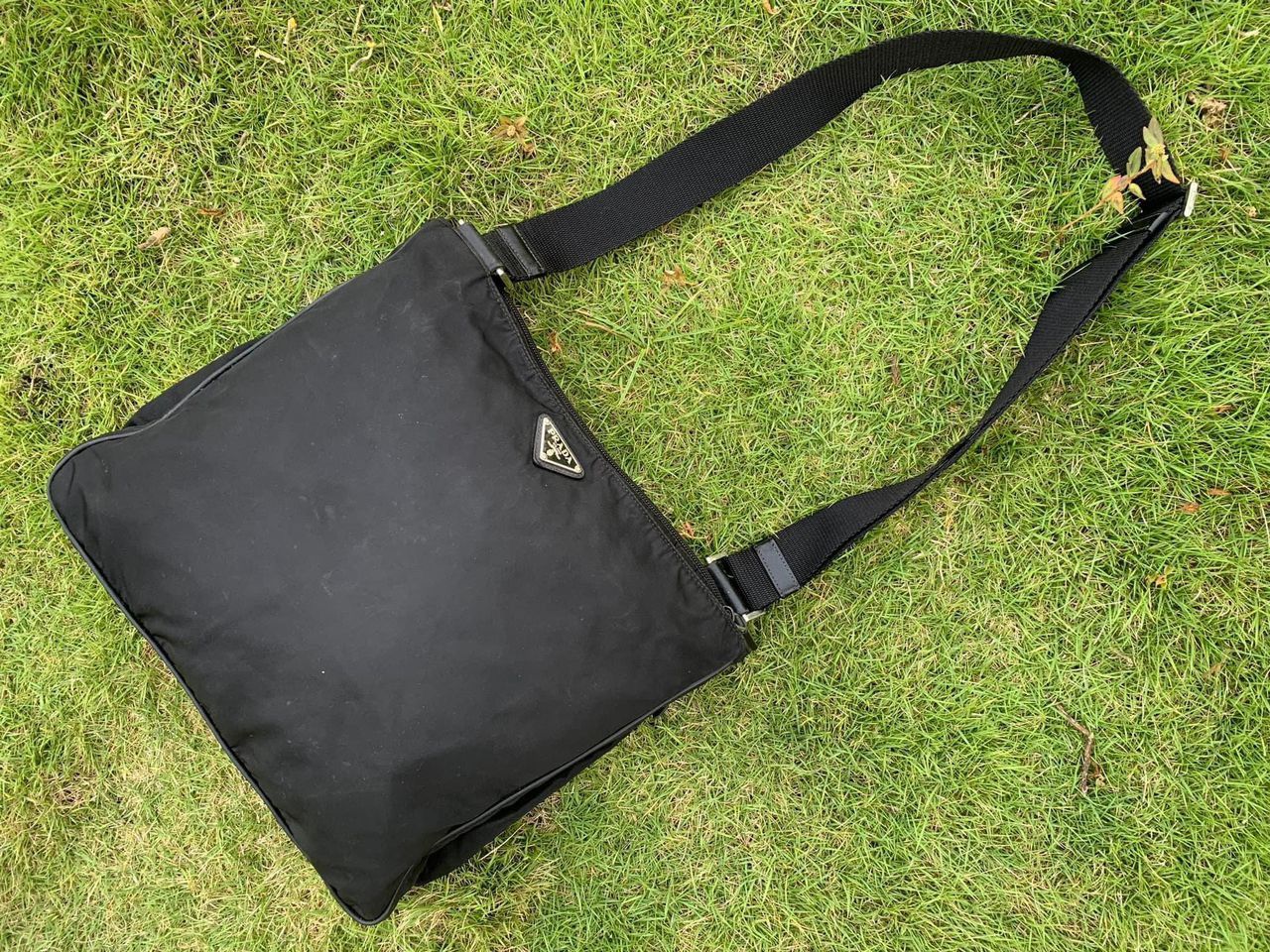 Authentic Prada Tessuto Nyalon Crossbody Bag