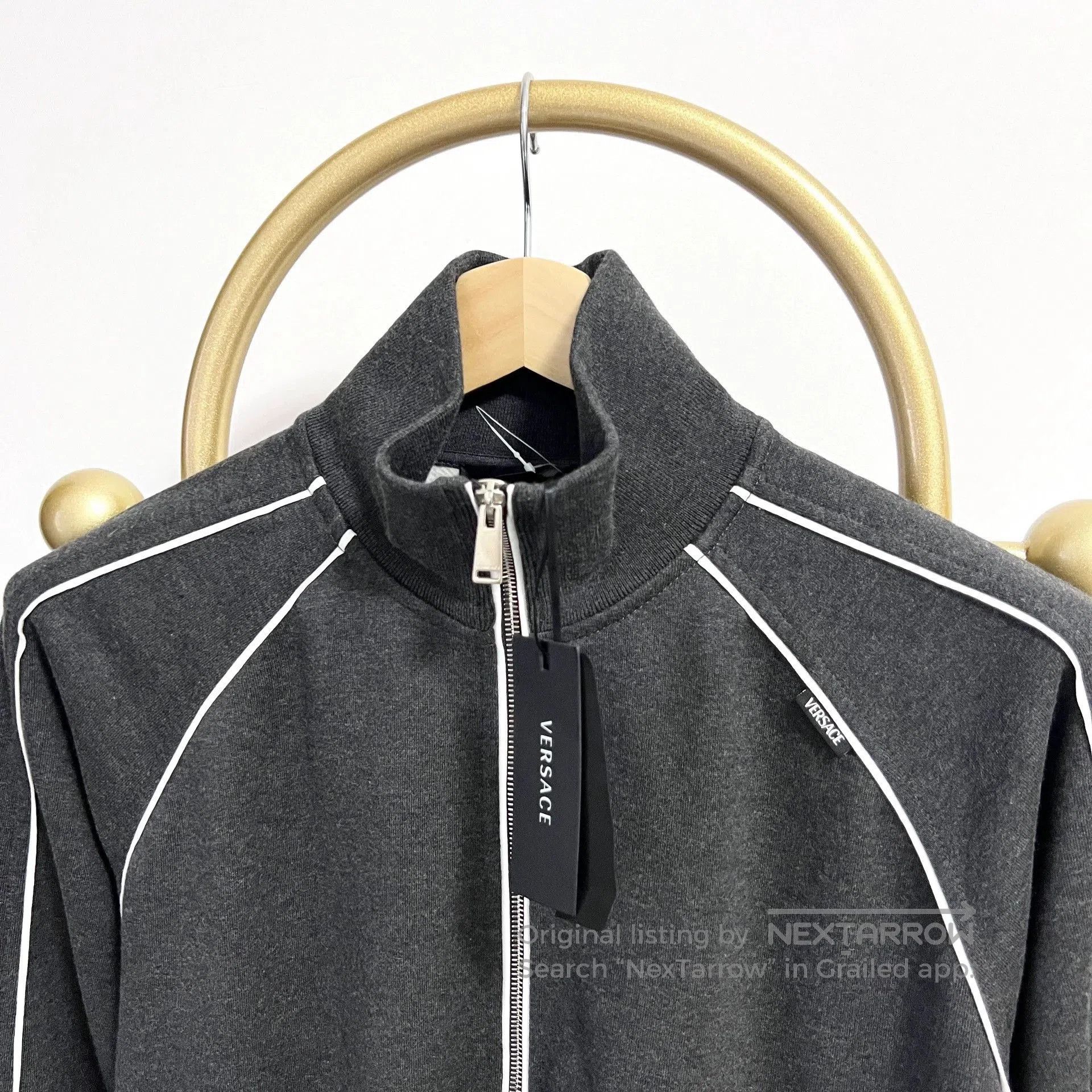 Versace Versace Men's Zip-Up Sweatshirt Jacket. Size US XL / EU 56 / 4 - 2 Thumbnail