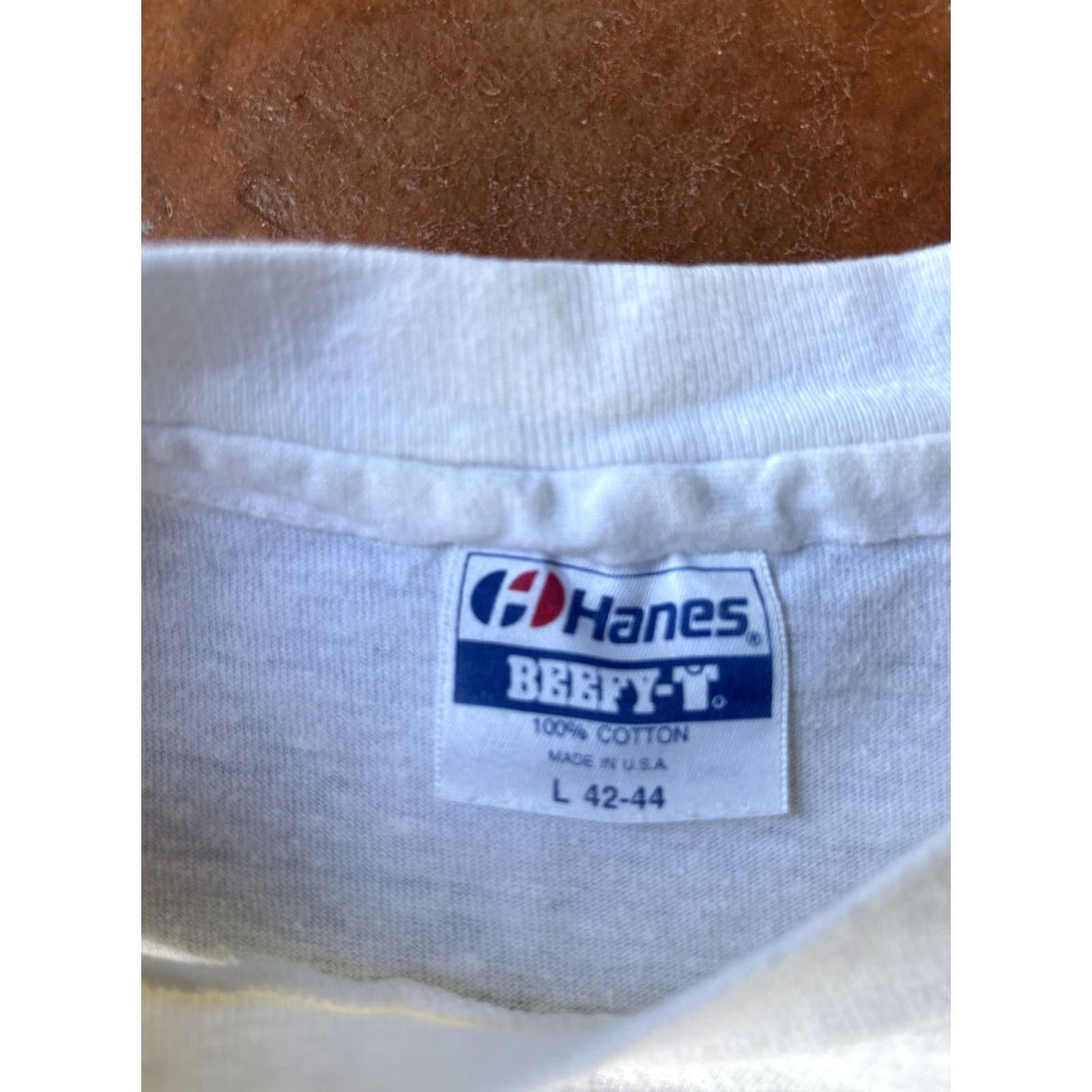 Hanes VINTAGE Desert Storm Eagle Gulf War Victory T-Shirt Large White Nike? Size US L / EU 52-54 / 3 - 2 Thumbnail