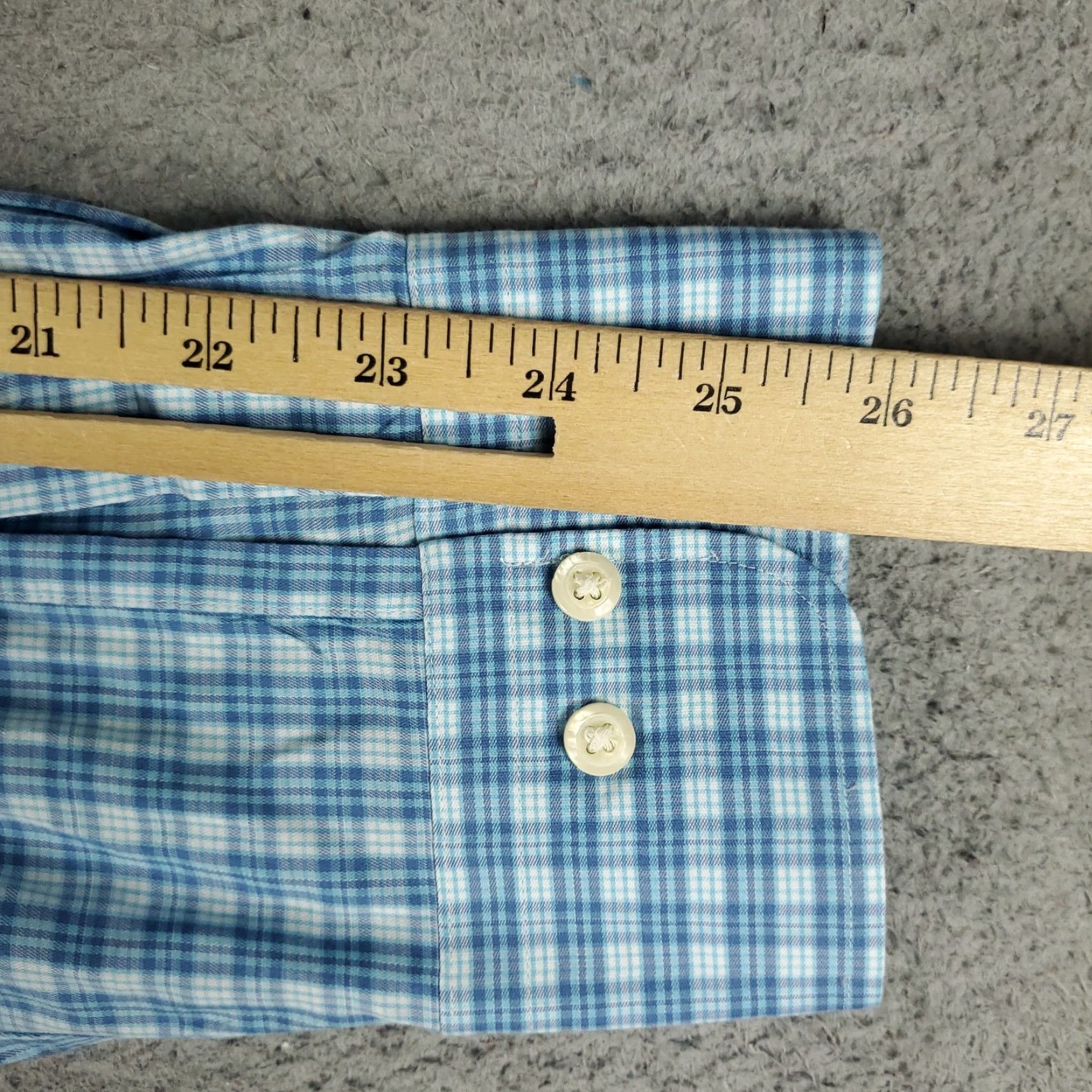 Peter Millar Peter Millar Shirt Mens XL Blue Plaid Button-Up Long Sleeve Casual Business Formal Travel Workwear Size US XL / EU 56 / 4 - 6 Thumbnail
