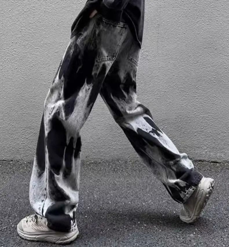 Japanese Brand × Jean Hip Hop High Street Loose Casual Pants Size US 31 - 1 Thumbnail
