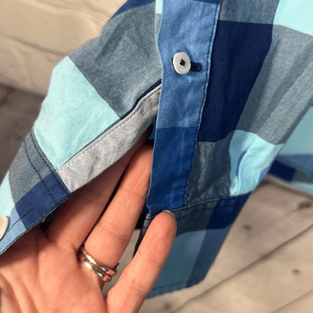 Bonobos Bonobos Button-Up Shirt XL Blue Slim Fit Long Sleeve Men’s Shirt Size US XL / EU 56 / 4 - 4 Thumbnail