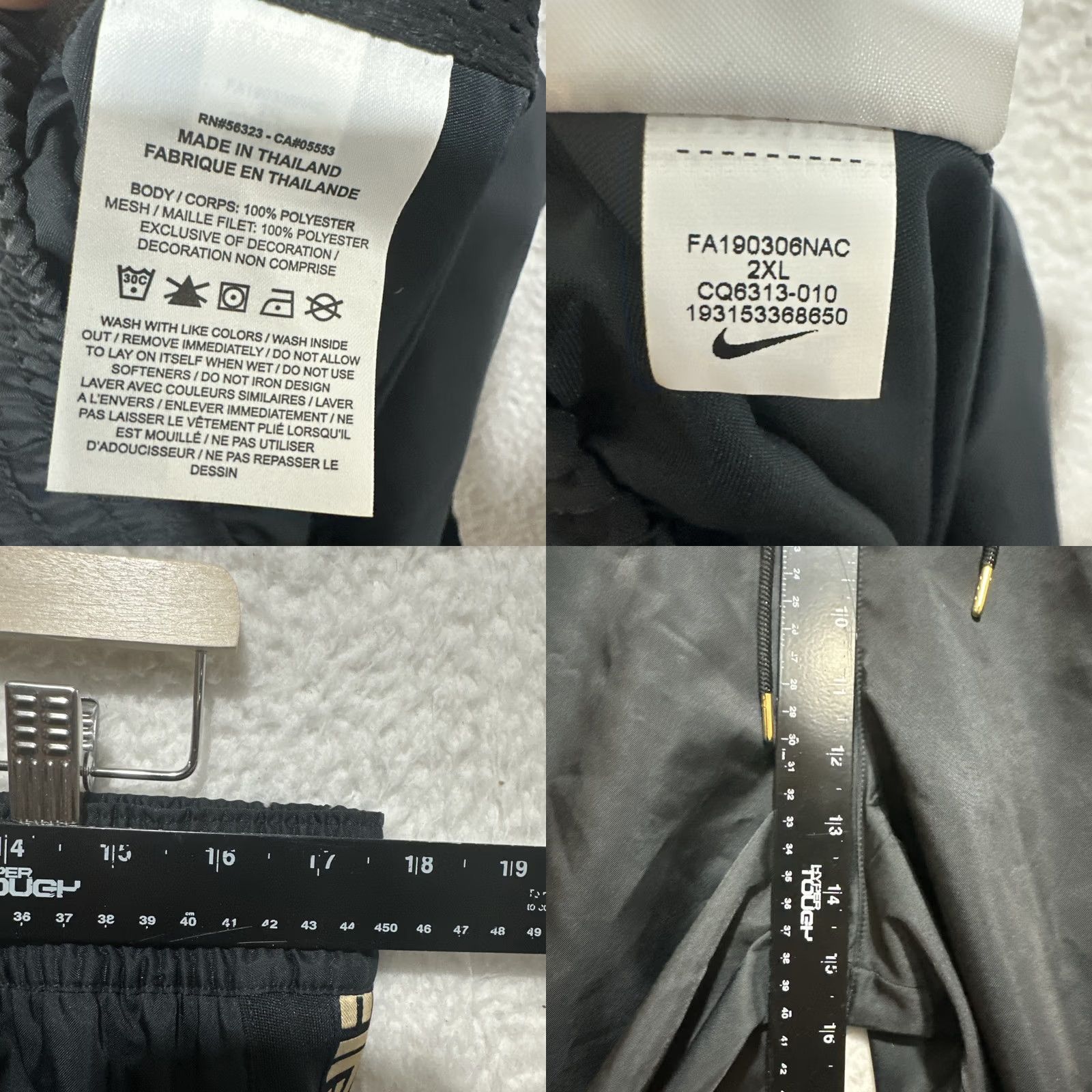Nike Nike Coming to America Basketball Shorts Nike CQ6313-010 Men Black XXL Size US 39 - 8 Thumbnail