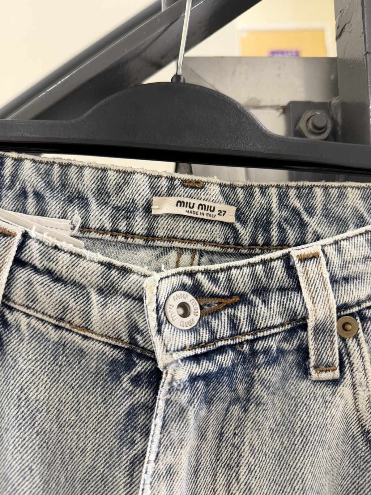 Miu Miu Miu Miu Vintage High Waist Jeans Size 27" / US 4 / IT 40 - 3 Thumbnail