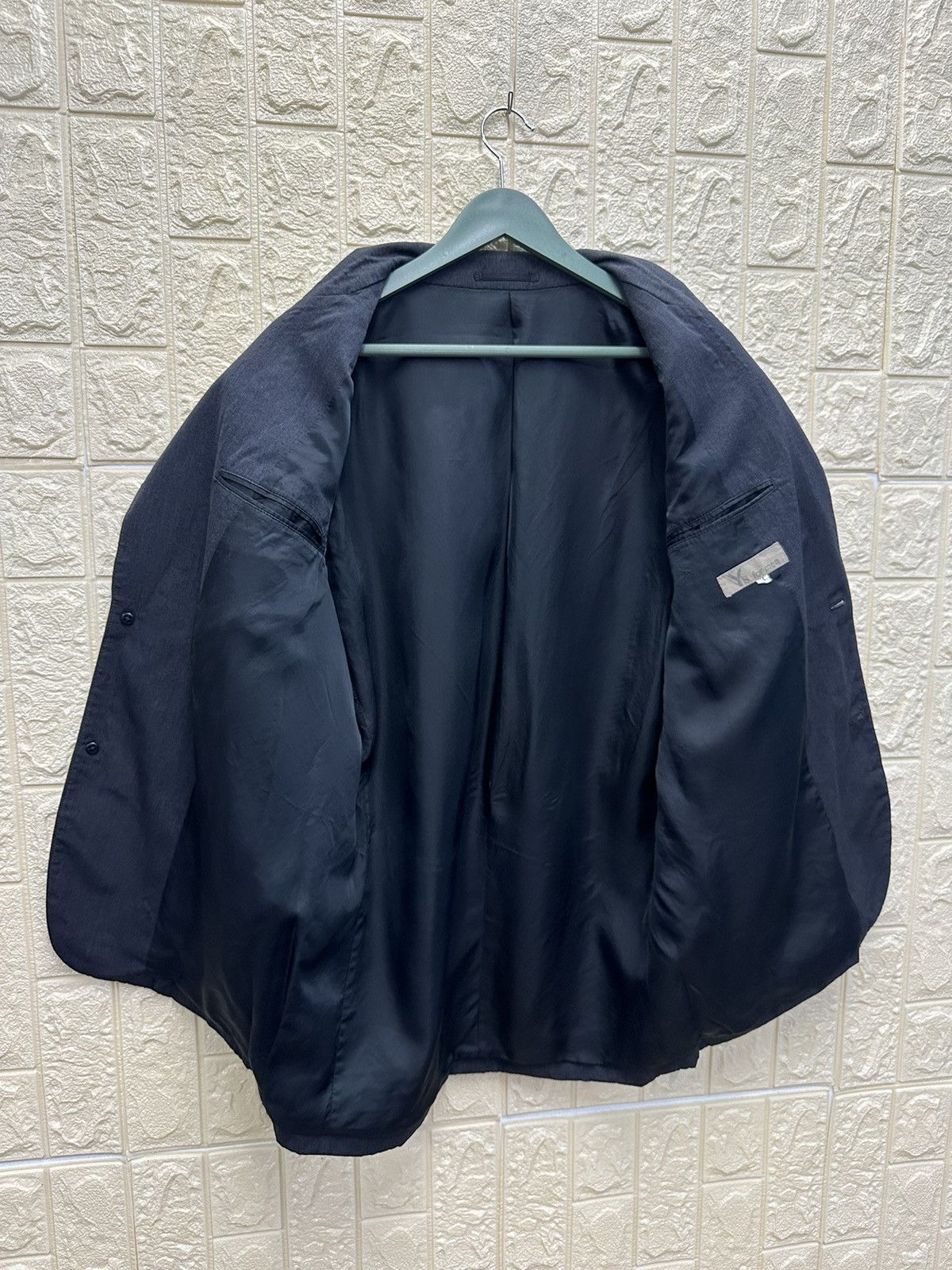 Y's for Men × Yohji Yamamoto Y’s For Men Yohji Yamamoto Blazer Button Jacket MJ89 Size 38R - 4 Thumbnail