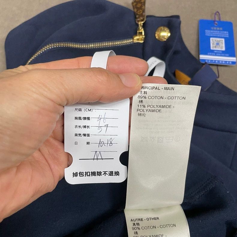 Louis Vuitton Louis Vuitton Dark Blue Retro logo Half Zip Sweatshirt Size US M / EU 48-50 / 2 - 3 Thumbnail