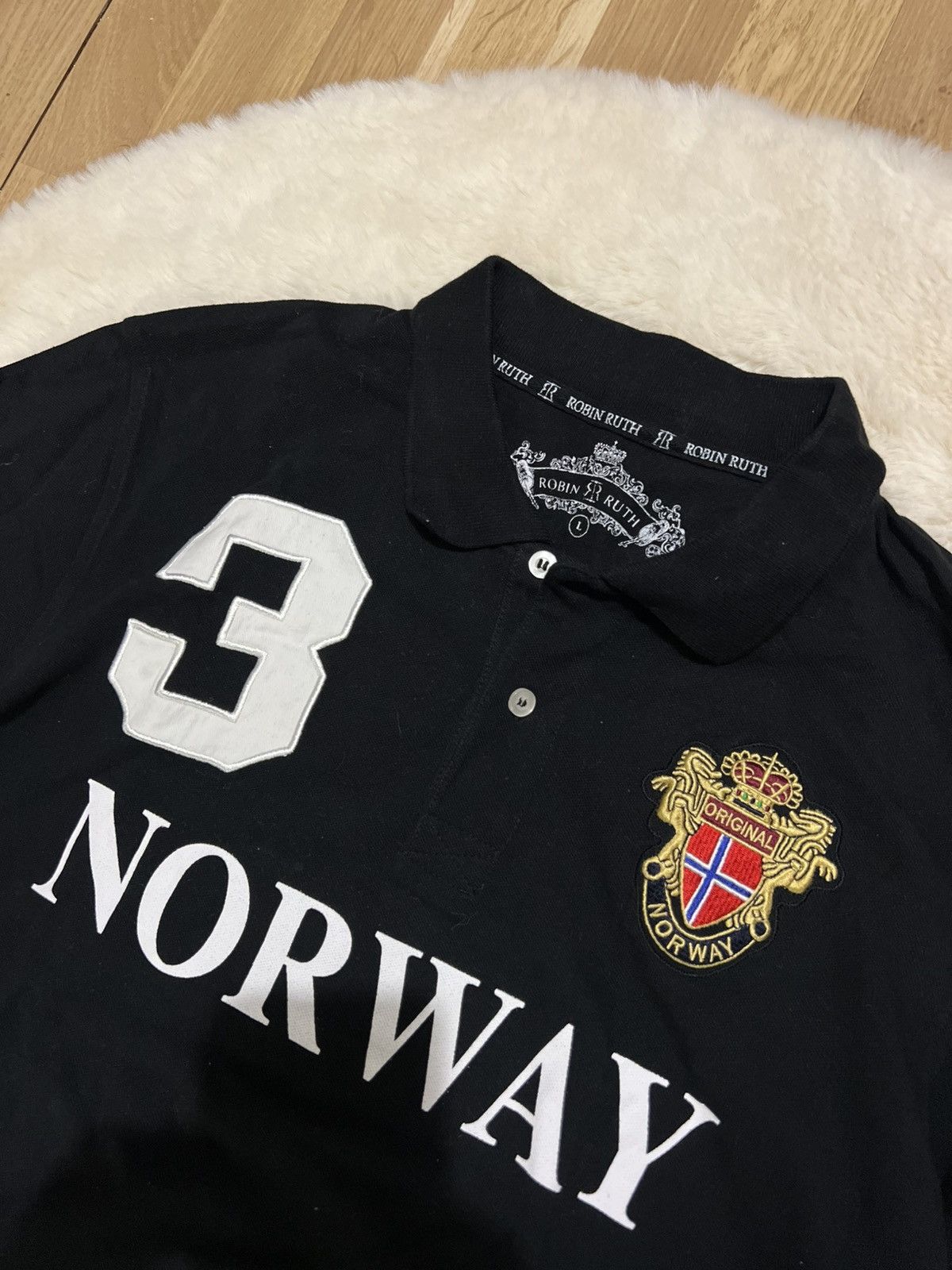 Polo Ralph Lauren Polo Ralph lauren style vintage shirt polo number 3 Size US L / EU 52-54 / 3 - 4 Thumbnail