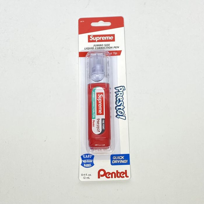 Supreme Supreme®/ Pentel™ Presto™ Correction Pen Jumbo Red (FW23