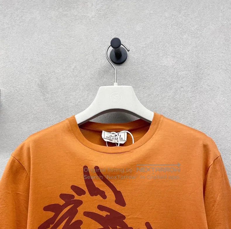 Hermes Hermes Short Sleeve, Brown Size XS / US 0-2 / IT 36-38 - 4 Thumbnail