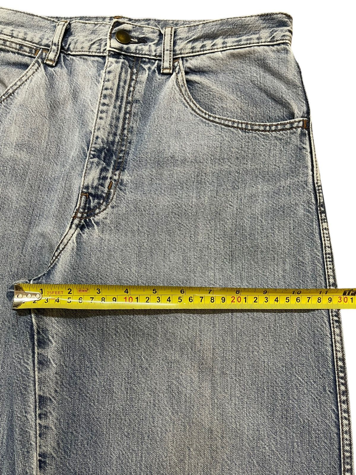 Uniqlo Vintage Japanese Uniqlo Blue Faded Wash Style Baggy Jeans Size US 30 / EU 46 - 14 Thumbnail