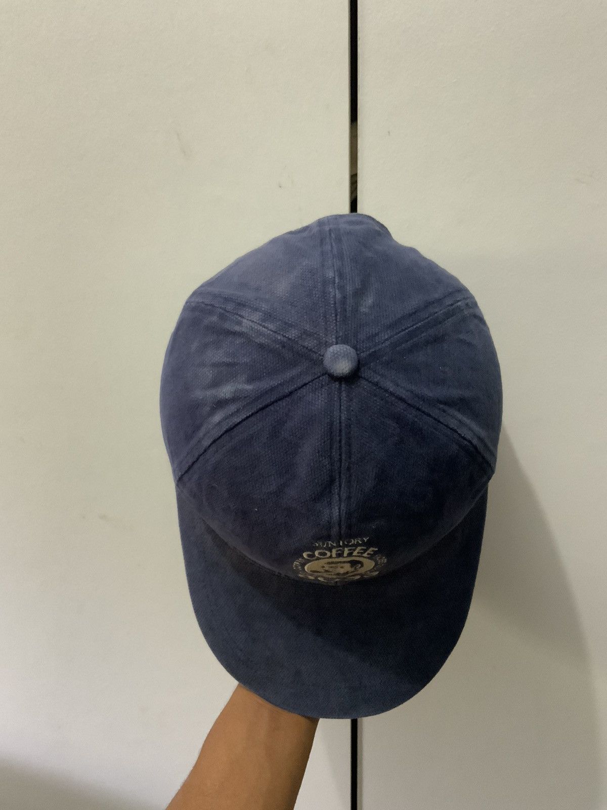 Japanese Brand Suntory Boss Coffee Indigo Fade Vintage Hat Size ONE SIZE - 8 Thumbnail