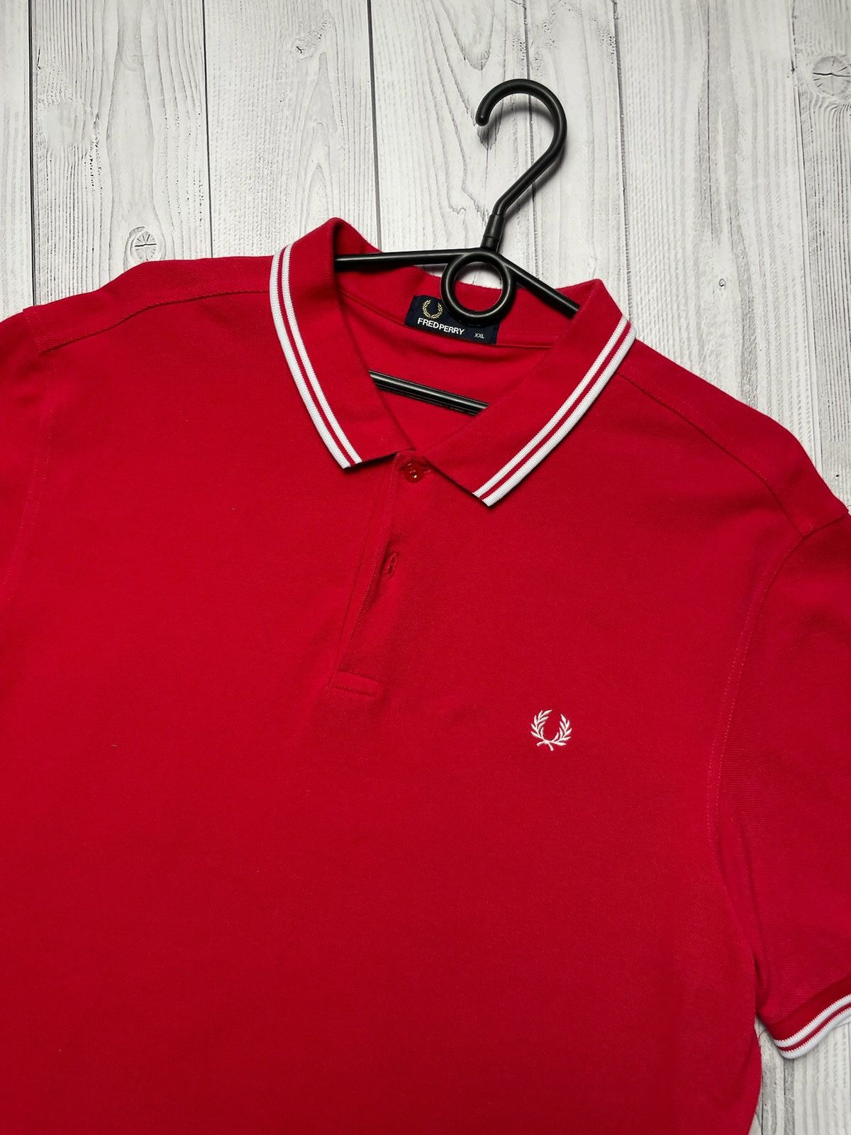 Fred Perry Vintage Fred Perry polo red size XXL logo Size US XXL / EU 58 / 5 - 2 Thumbnail