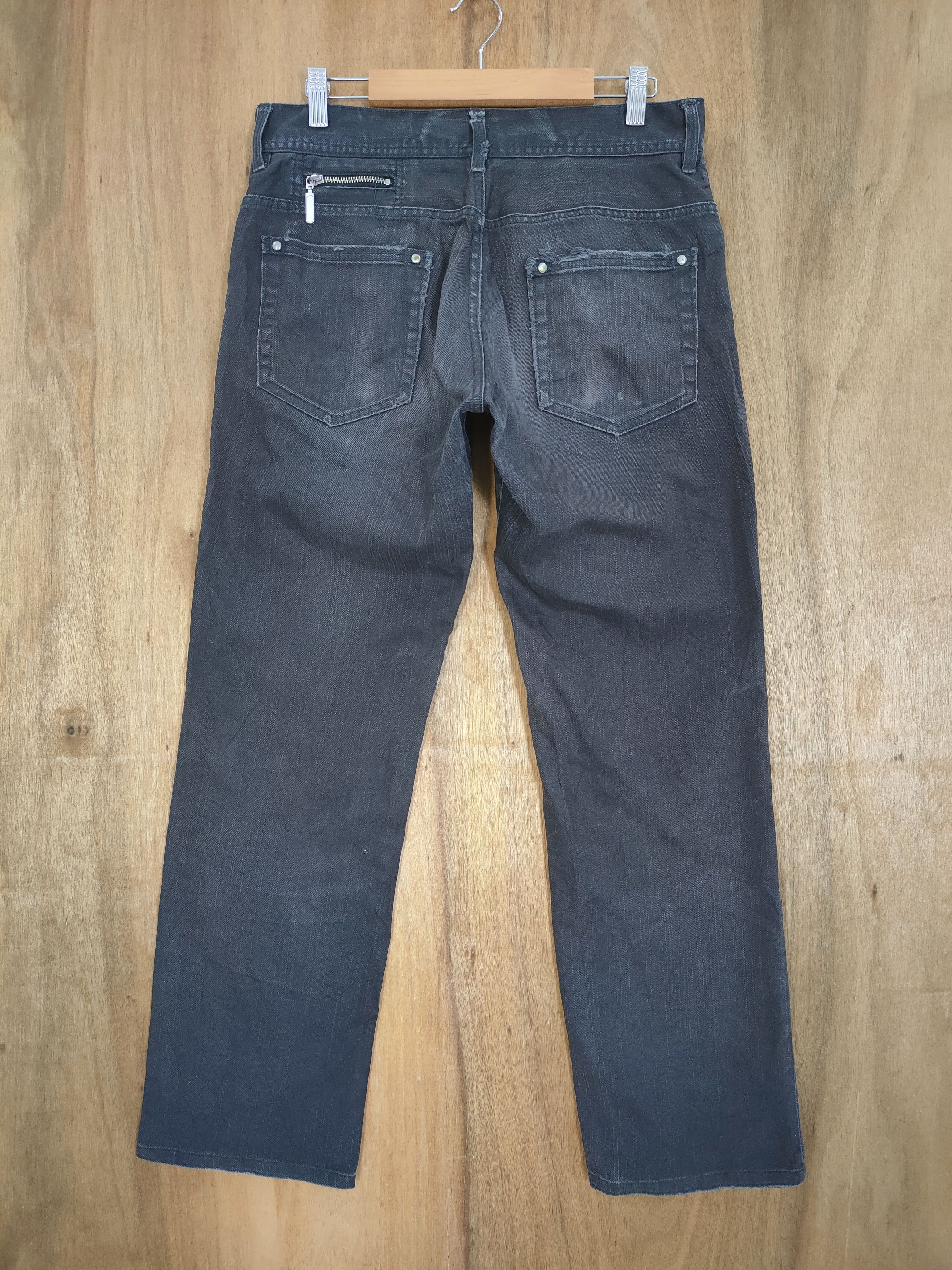 Japanese Brand JAPANESE BRAND BLACK JEANS PANTS MULTIPOCKET Size US 31 - 1 Thumbnail