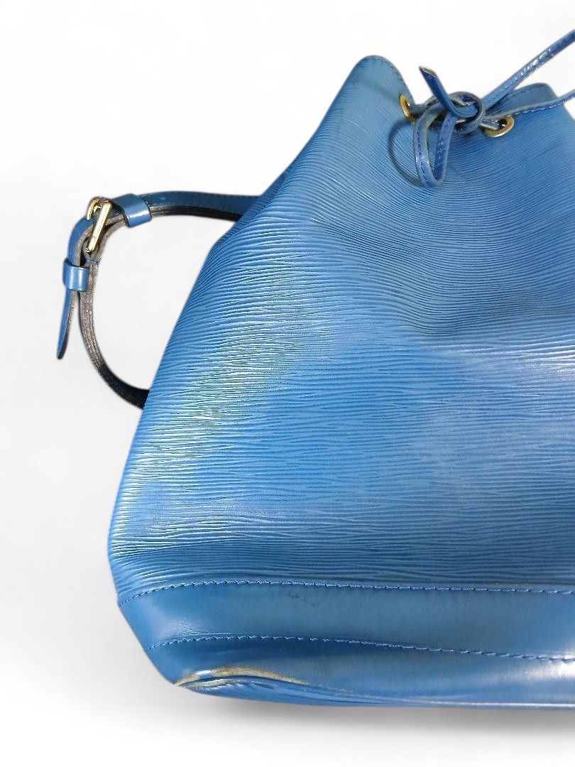 Louis Vuitton Louis Vuitton - Epi Noe Shoulder Bag Bucket Blue Leather Size ONE SIZE - 5 Thumbnail