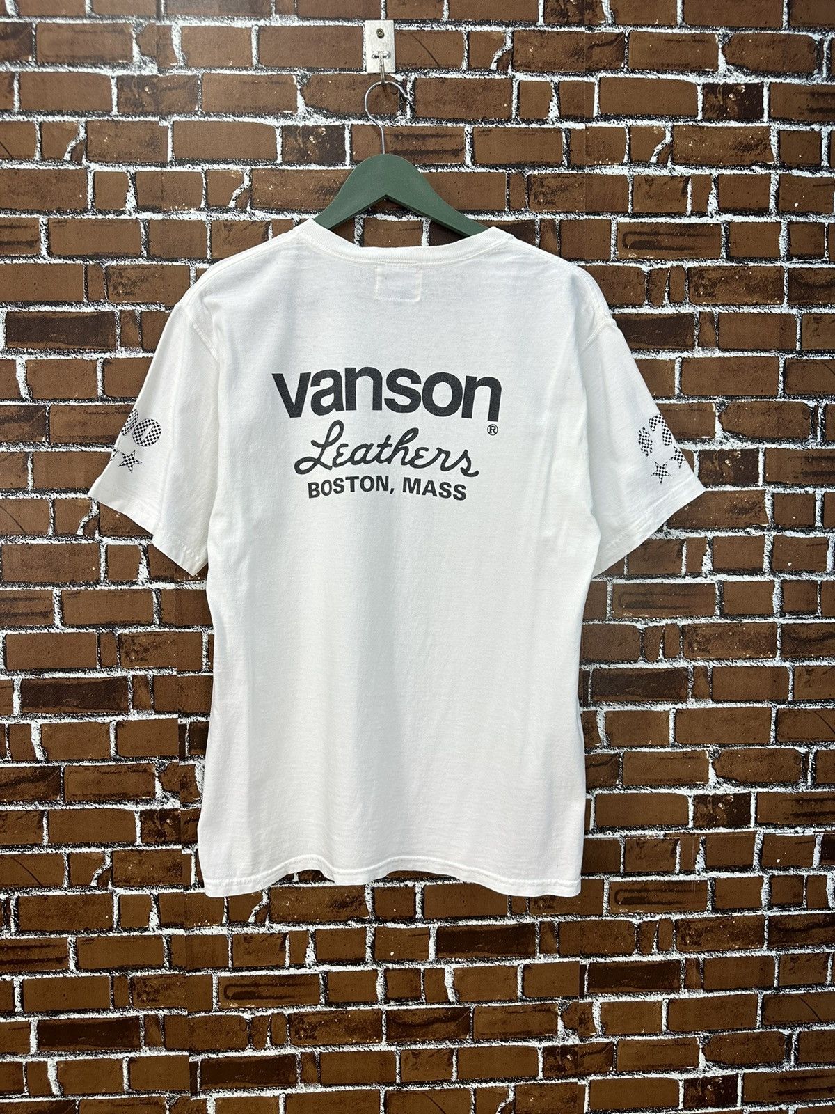Vanson Leathers Vintage Vanson Leathers Boston TShirt A901 Size US M / EU 48-50 / 2 - 1 Thumbnail