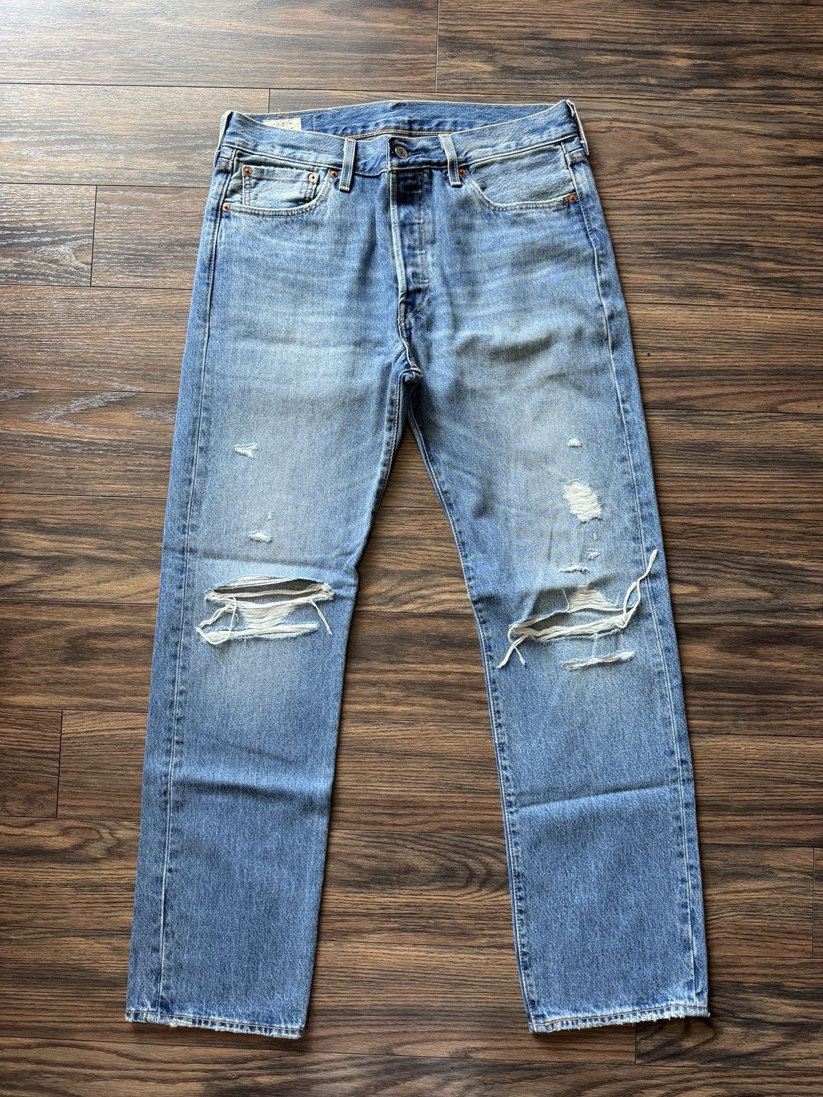 Levi's Levi’s 501® Original Fit Men’s Jeans Denim Size US 33 - 1 Thumbnail