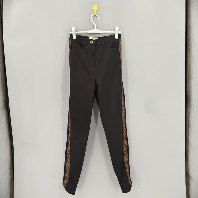 Fendi Fendi Side old flower-printed trousers Size US 26 / EU 42 - 1 Thumbnail