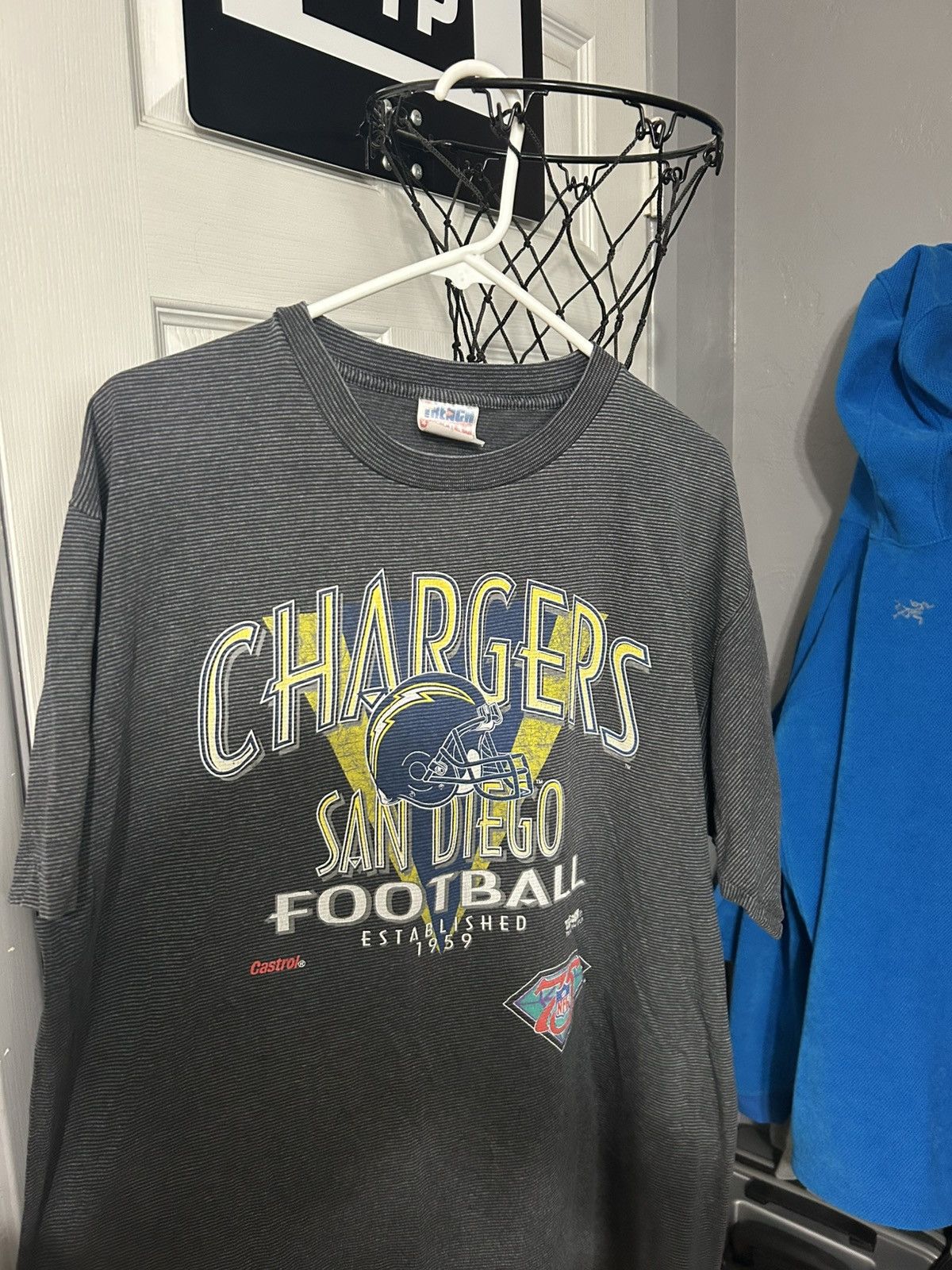 Vintage Vintage chargers striped tee Size US XL / EU 56 / 4 - 1 Thumbnail