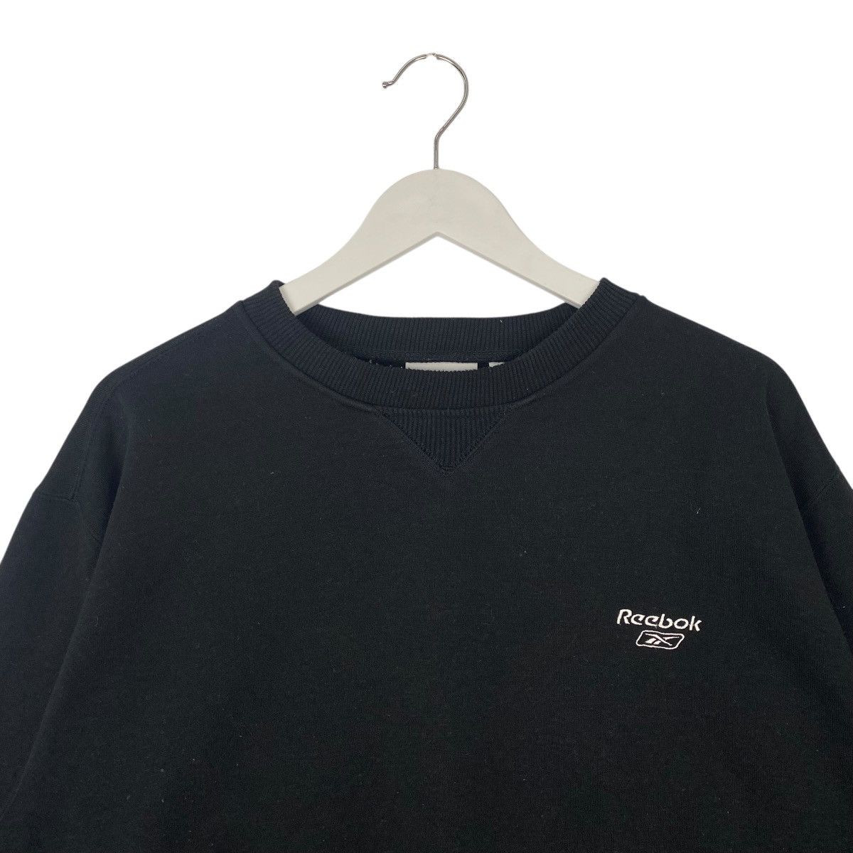 Vintage Vintage Reebok Sweatshirt Crewneck Black Small Logo Size M Size US M / EU 48-50 / 2 - 4 Thumbnail