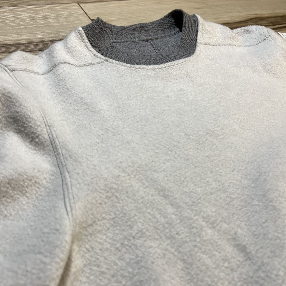 Rick Owens Drkshdw Rick Owens Reverse Melange Granbury Crewneck Sweatshirt Size US L / EU 52-54 / 3 - 3 Thumbnail