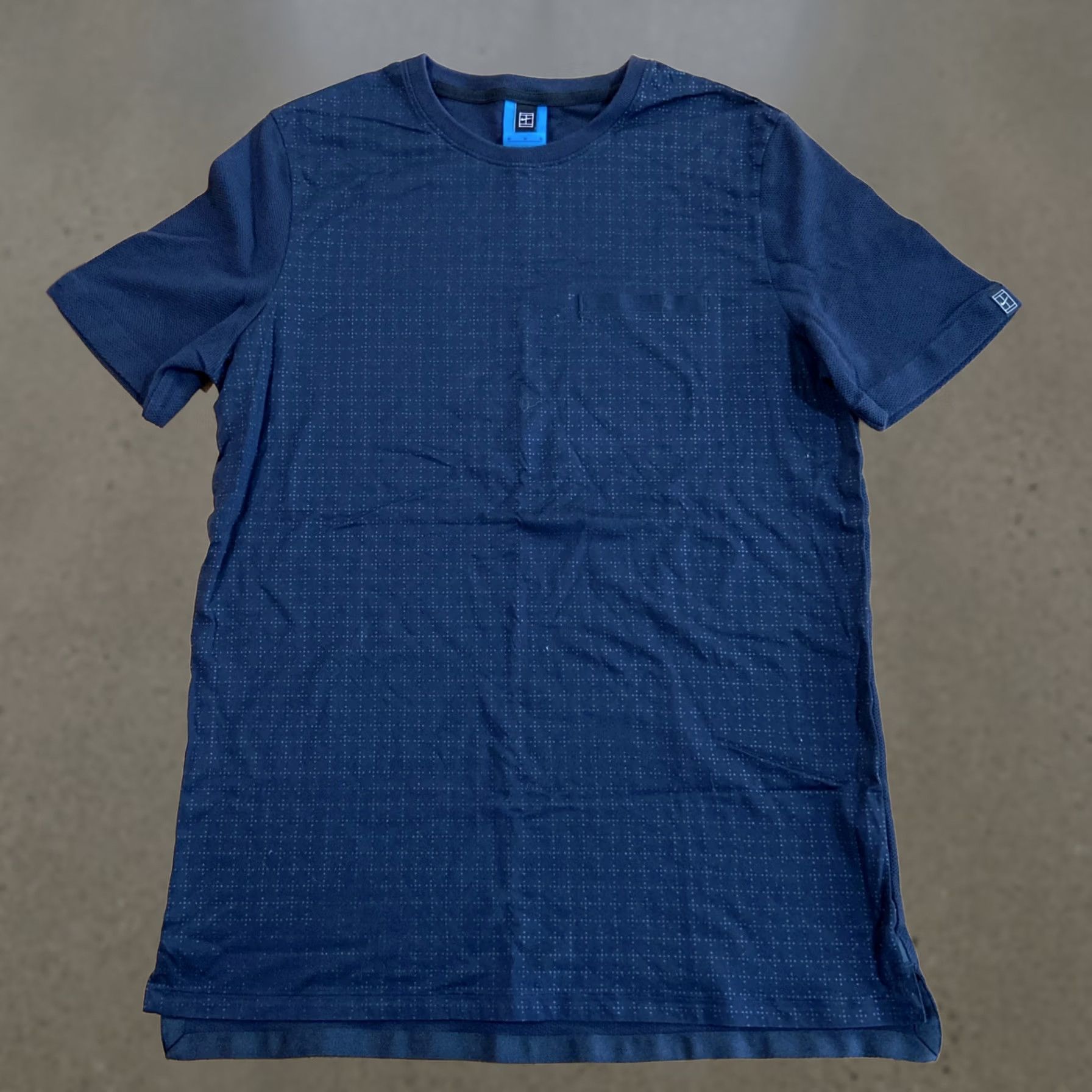 Nike Nike RF Roger Federer Pocket Shirt Mens M Navy Short Sleeve Polo Logo Patch Collared Sports Modern Regular Fit Size US M / EU 48-50 / 2 - 1 Thumbnail