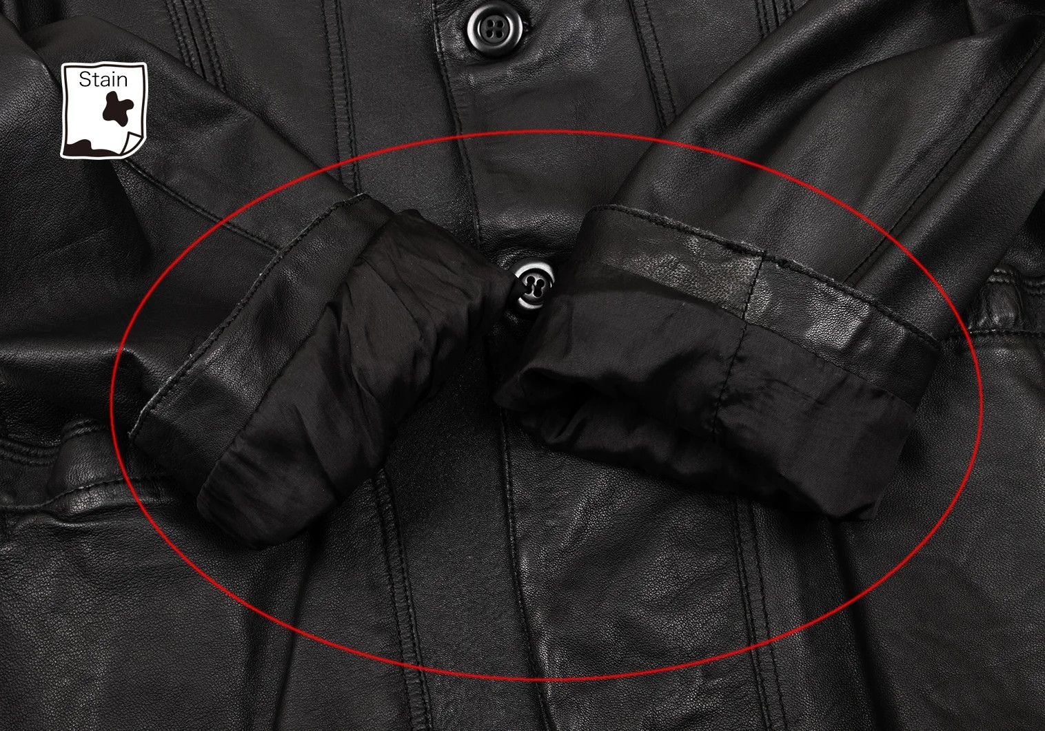 Emporio Armani Back Cutwork Design Leather Tailored Jacket Black 46 Size US S / EU 44-46 / 1 - 8 Thumbnail