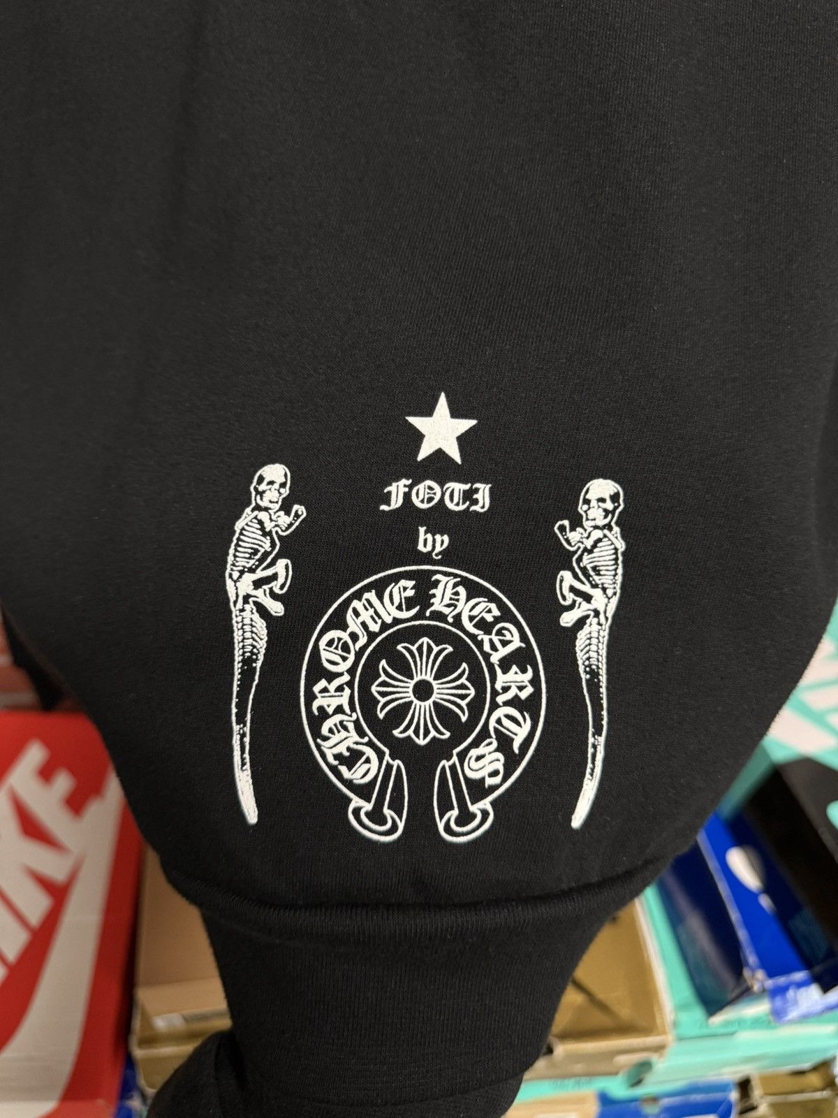 Chrome Hearts Chrome Hearts Foti Zip Up Hoodie Black Size XS NEW Size US XS / EU 42 / 0 - 10 Thumbnail