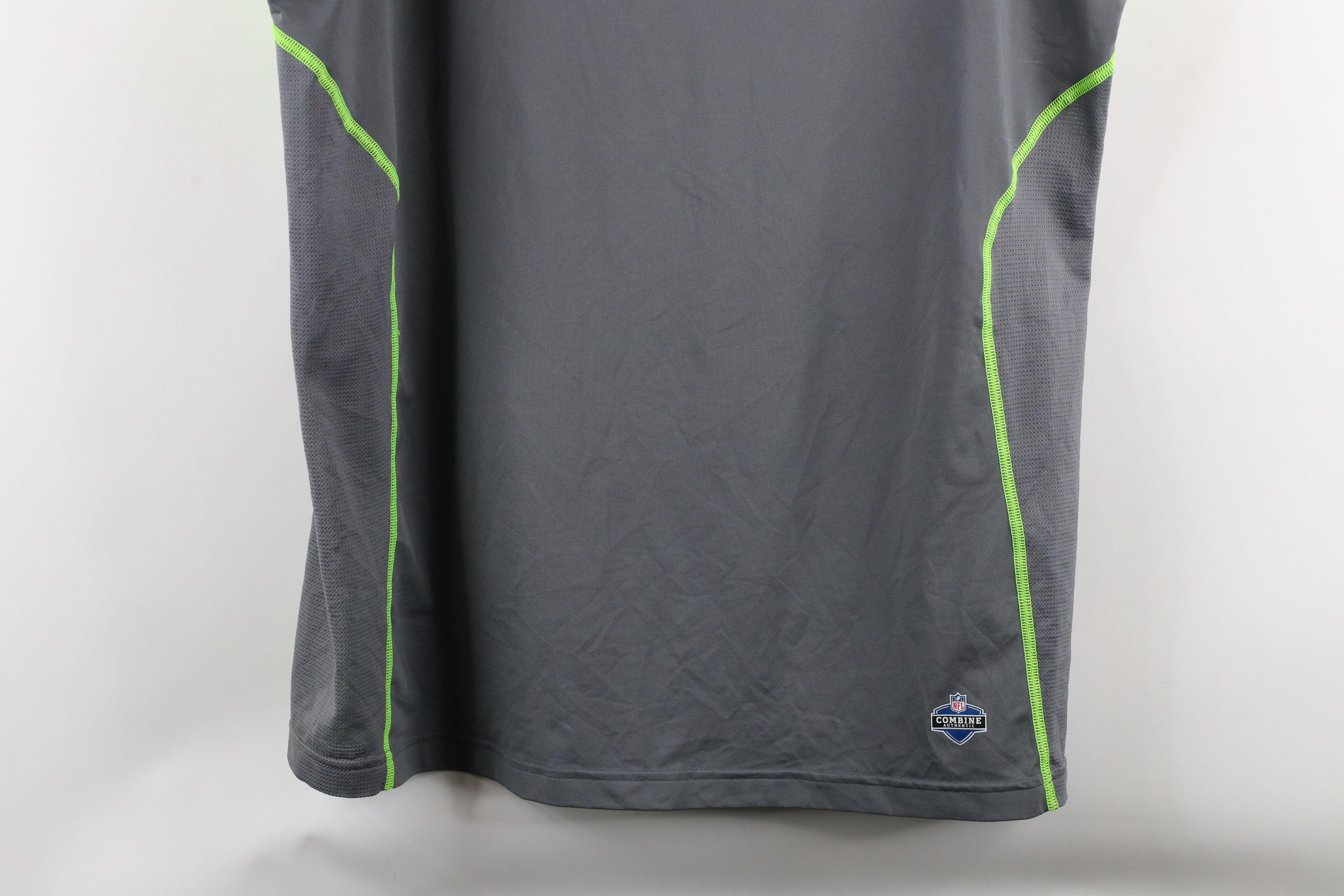 Under Armour × Vintage Under Armour NFL Combine Sleeveless Muscle T-Shirt Gray Size US XL / EU 56 / 4 - 3 Thumbnail