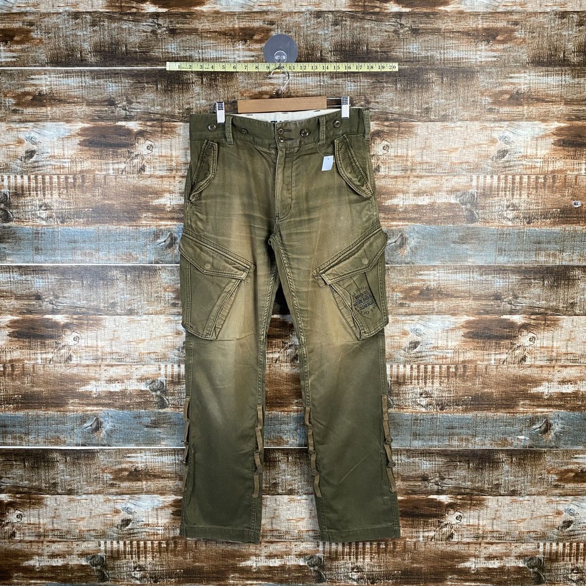 Japanese Brand DL Back Sound Green Cargo Multipocket Pants #C955 Size US 30 / EU 46 - 1 Thumbnail