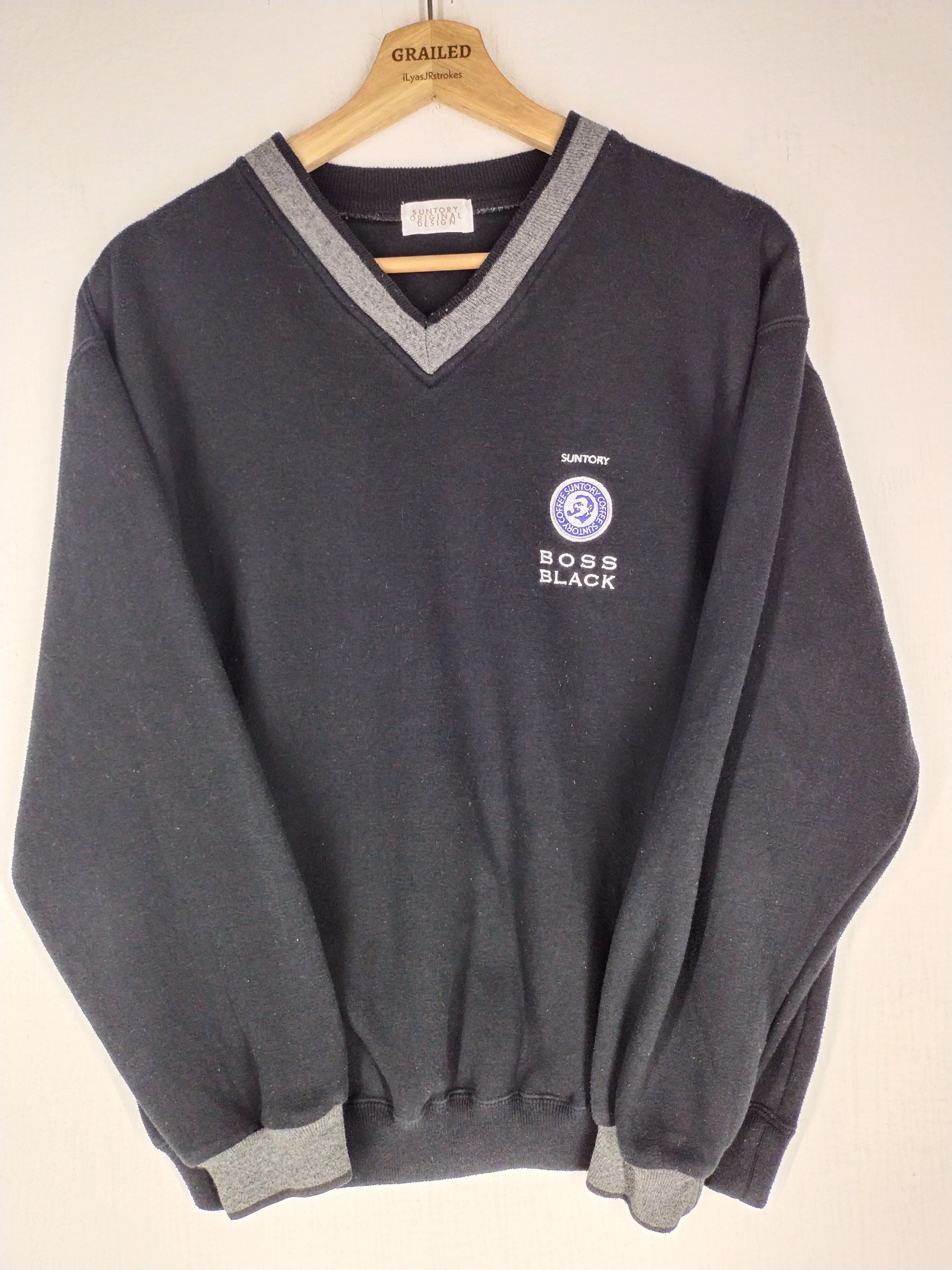 Japanese Brand × Vintage Vintage Suntory Boss Coffee Spellout Sweatshirt Size US M / EU 48-50 / 2 - 4 Thumbnail