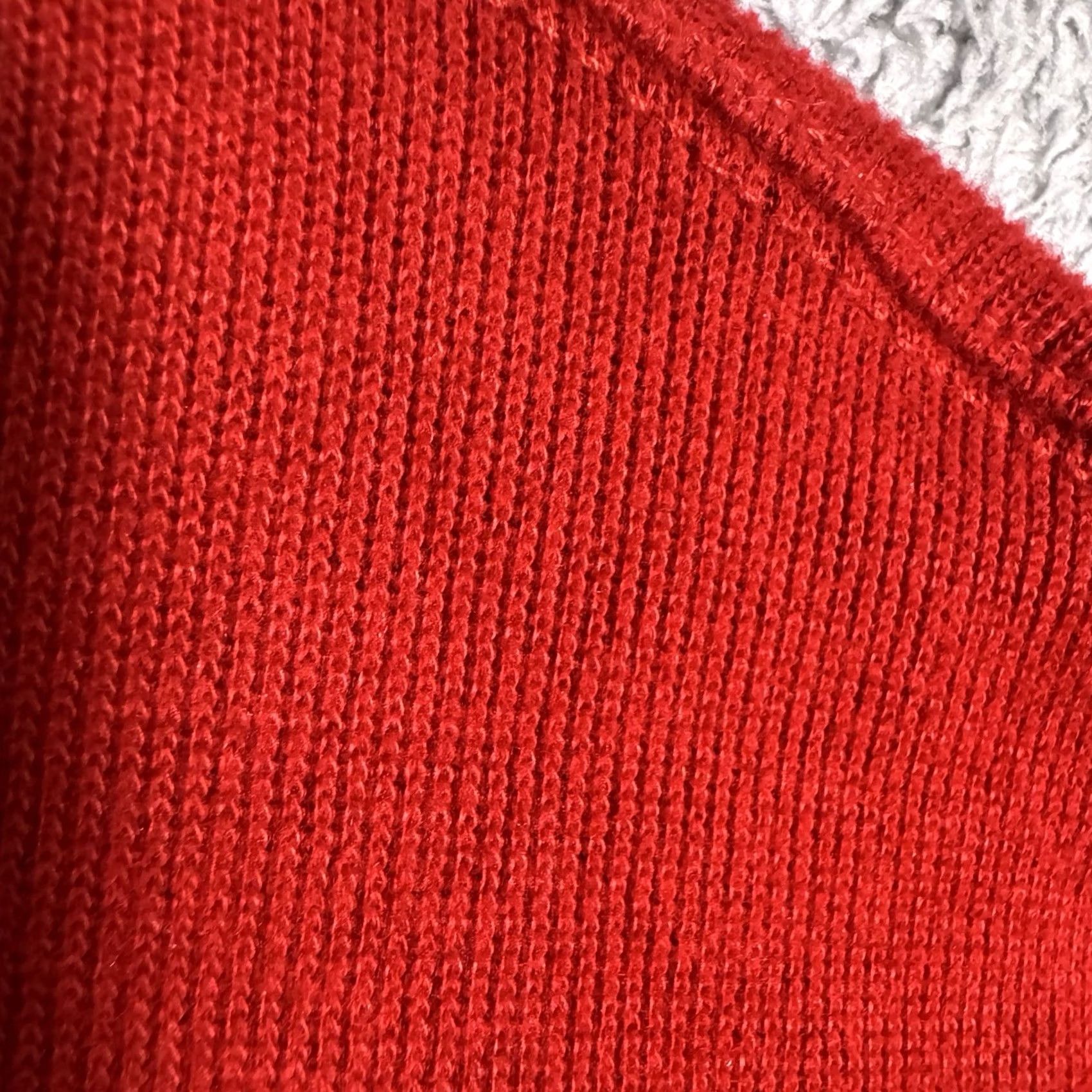 Polo Ralph Lauren VINTAGE Polo Ralph Lauren Sweatshirt Mens L Crewneck Knit Pullover Cotton Red Solid Crewneck Long Sleeve Front Logo Size US L / EU 52-54 / 3 - 5 Thumbnail