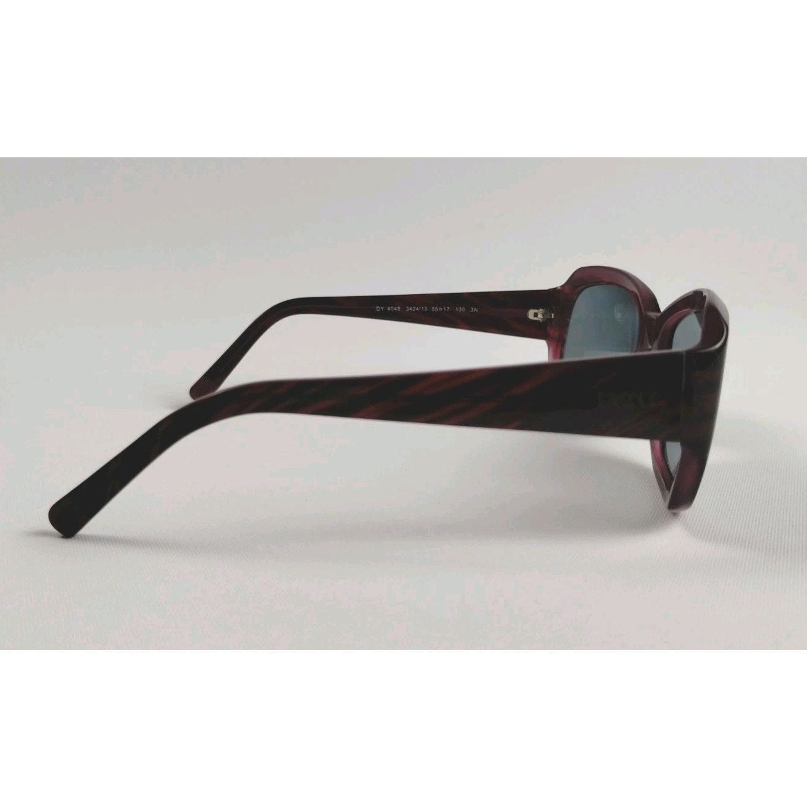 DKNY DKNY Burgundy Marble Women’s Sun/Eyeglasses Frames 55-17-130 Size ONE SIZE - 4 Thumbnail