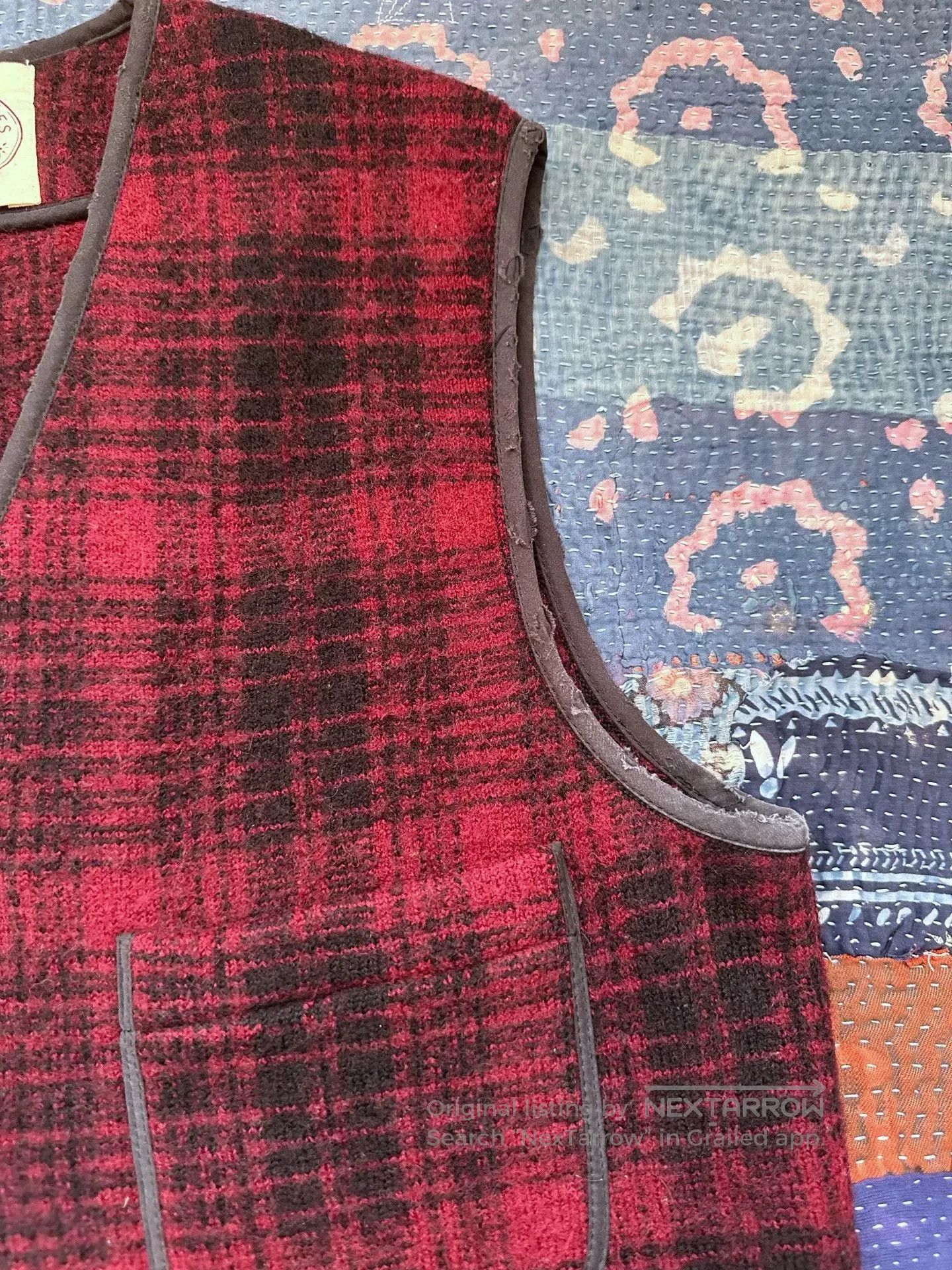 RRL Ralph Lauren Vintage Plaid Vest with Four Pockets. Size US M / EU 48-50 / 2 - 4 Thumbnail