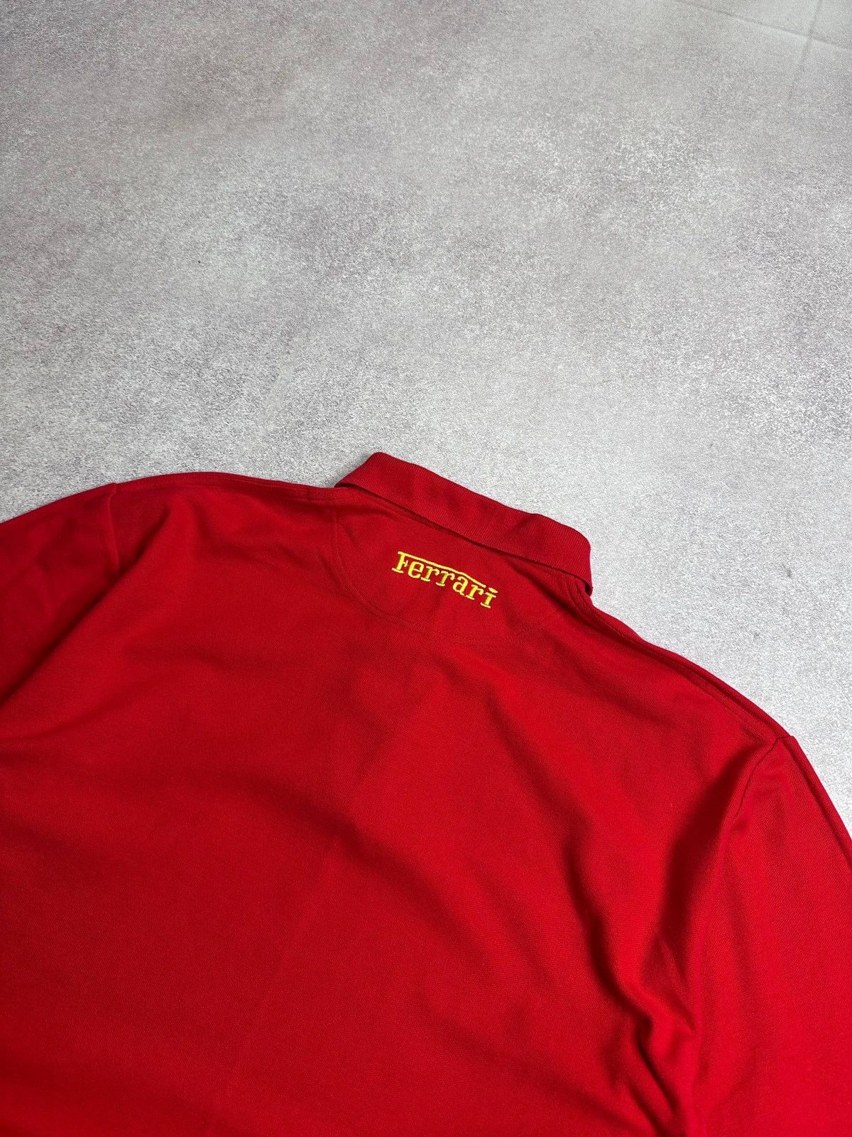 Ferrari Vintage 1996 Ferarri F-1 Racing Y2K Polo Shirt L Size US L / EU 52-54 / 3 - 8 Thumbnail