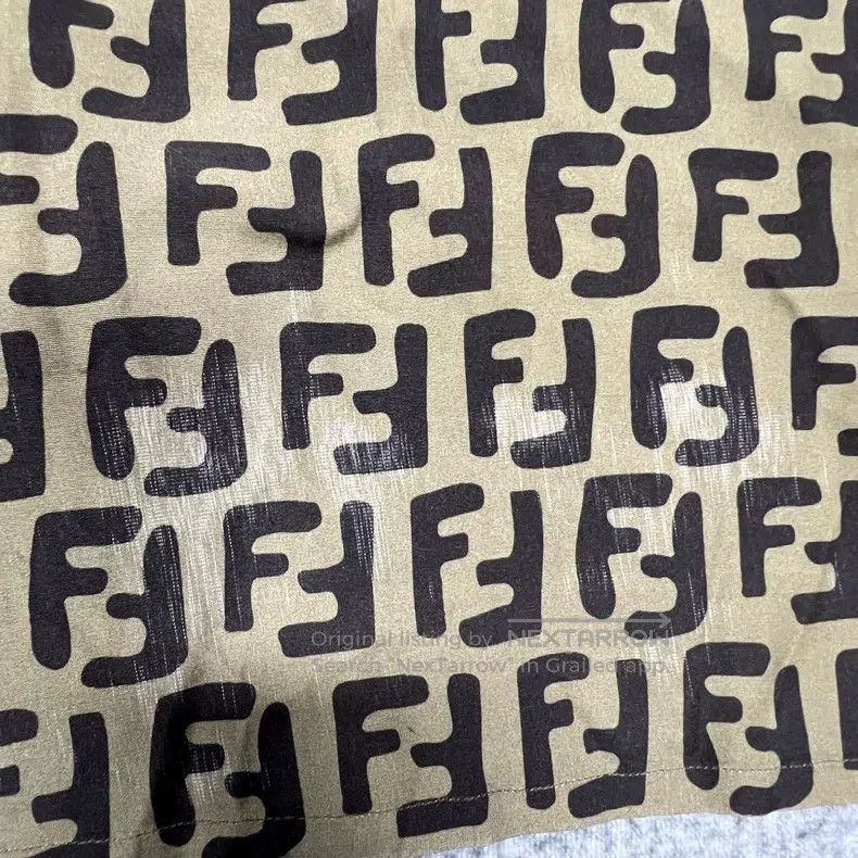 Fendi Fendi size 39 Full Print Short Sleeve Shirt Size XXS / US 00 / IT 34 - 5 Thumbnail